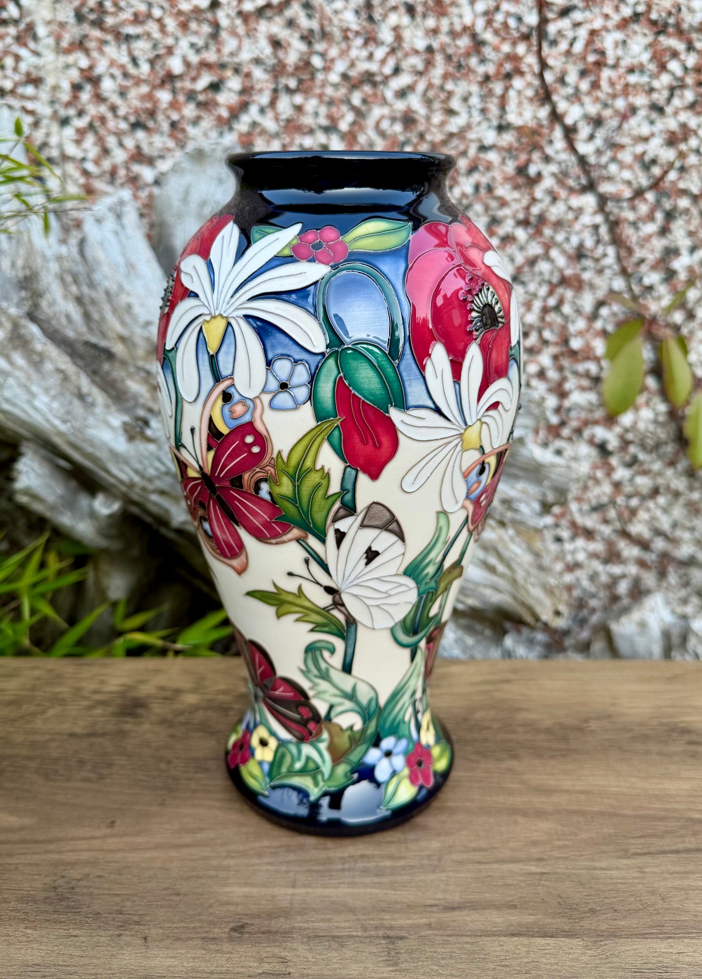 Moorcroft Very Rare FLORAL FANTASIA Vase 46/10 LIMITED EDITION 2/5 Retail Price £1282