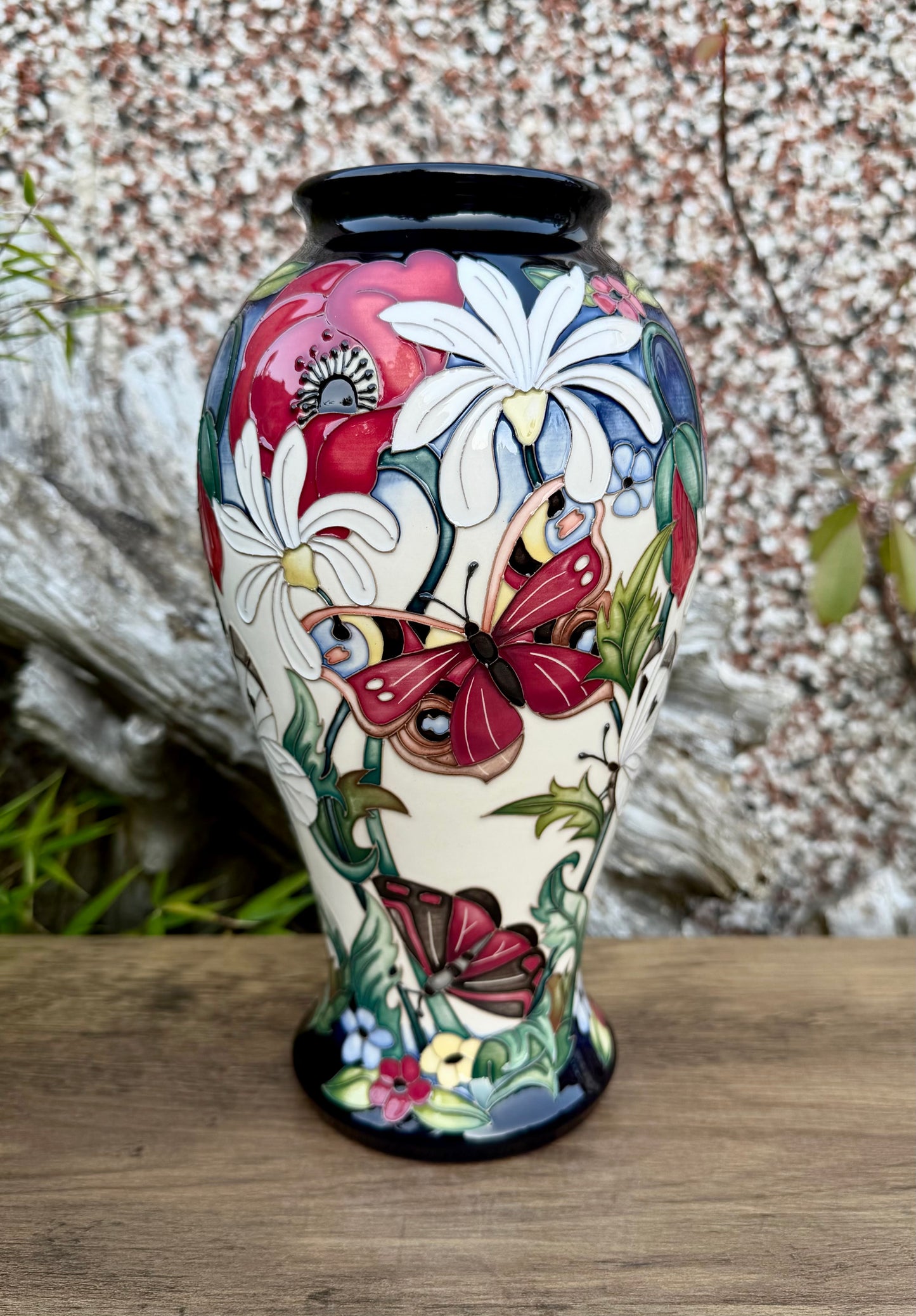 Moorcroft Very Rare FLORAL FANTASIA Vase 46/10 LIMITED EDITION 2/5 Retail Price £1282