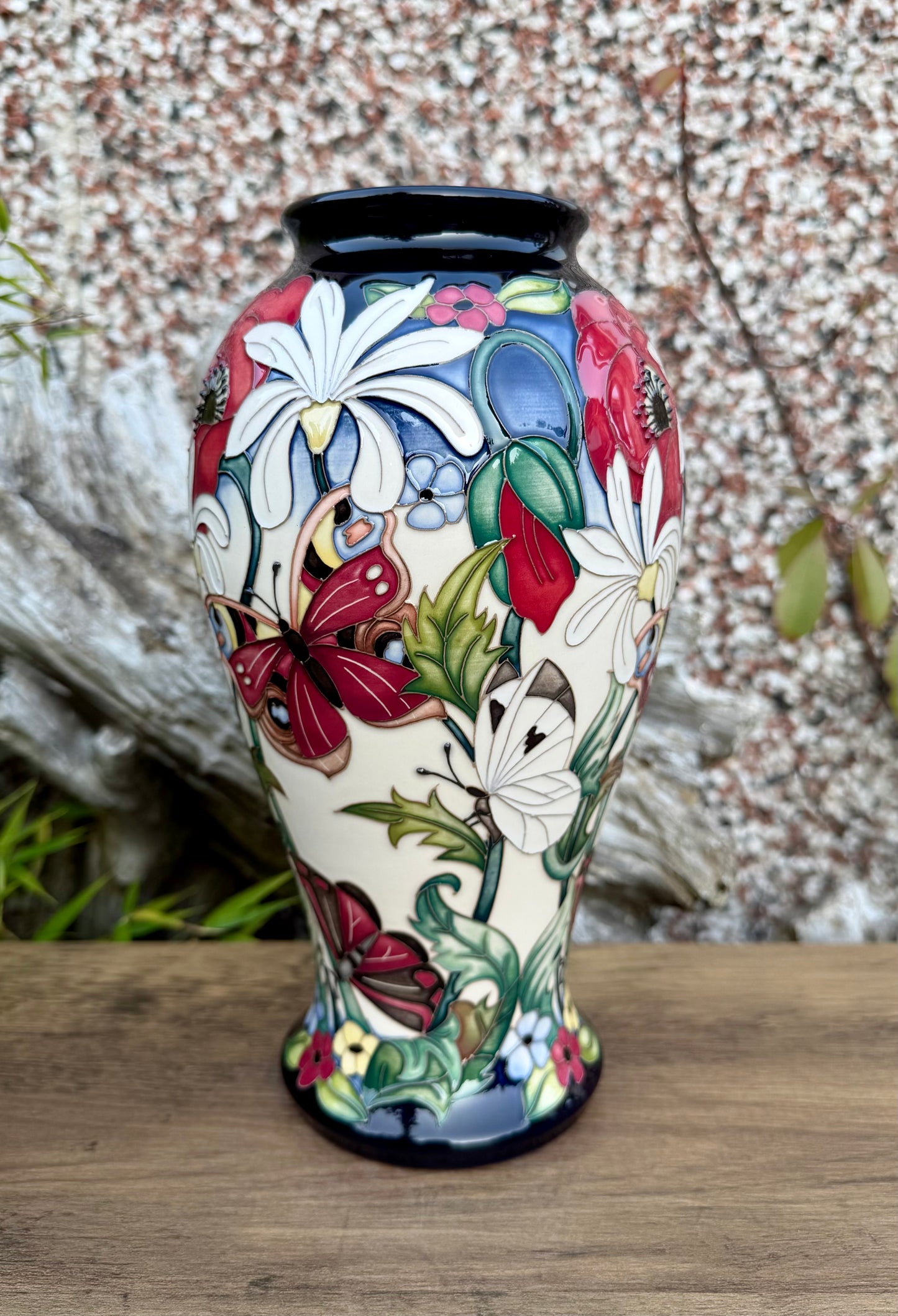 Moorcroft Very Rare FLORAL FANTASIA Vase 46/10 LIMITED EDITION 2/5 Retail Price £1282