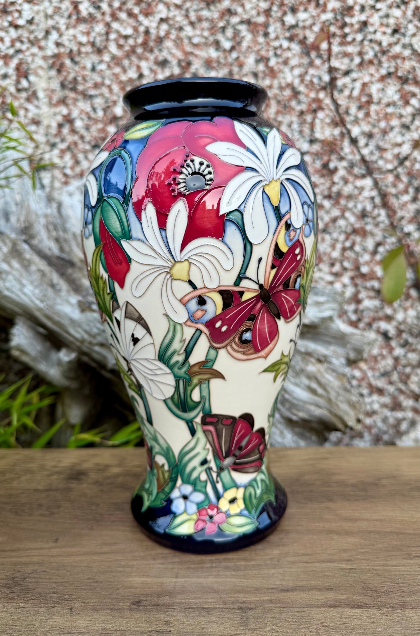 Moorcroft Very Rare FLORAL FANTASIA Vase 46/10 LIMITED EDITION 2/5 Retail Price £1282