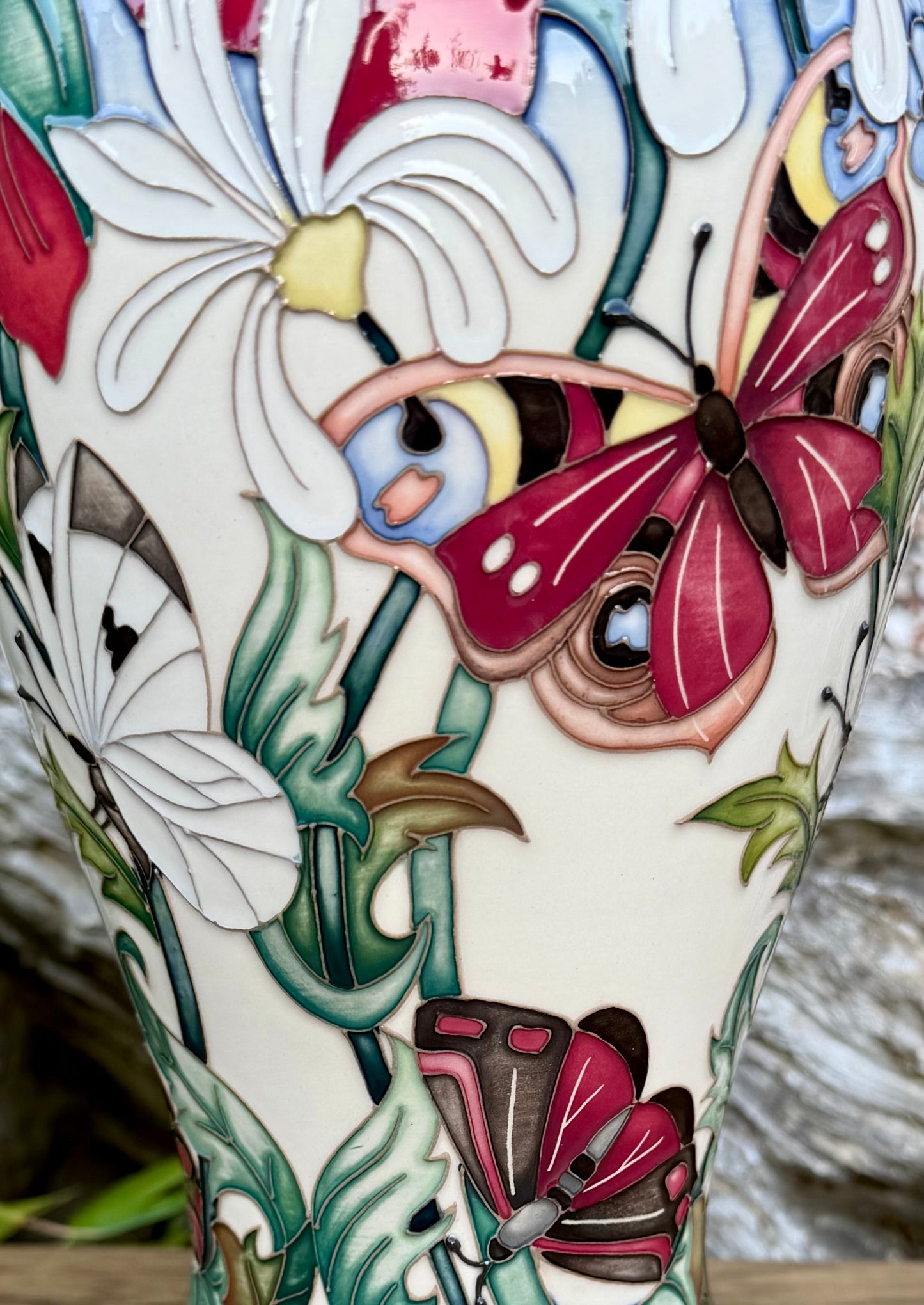 Moorcroft Very Rare FLORAL FANTASIA Vase 46/10 LIMITED EDITION 2/5 Retail Price £1282
