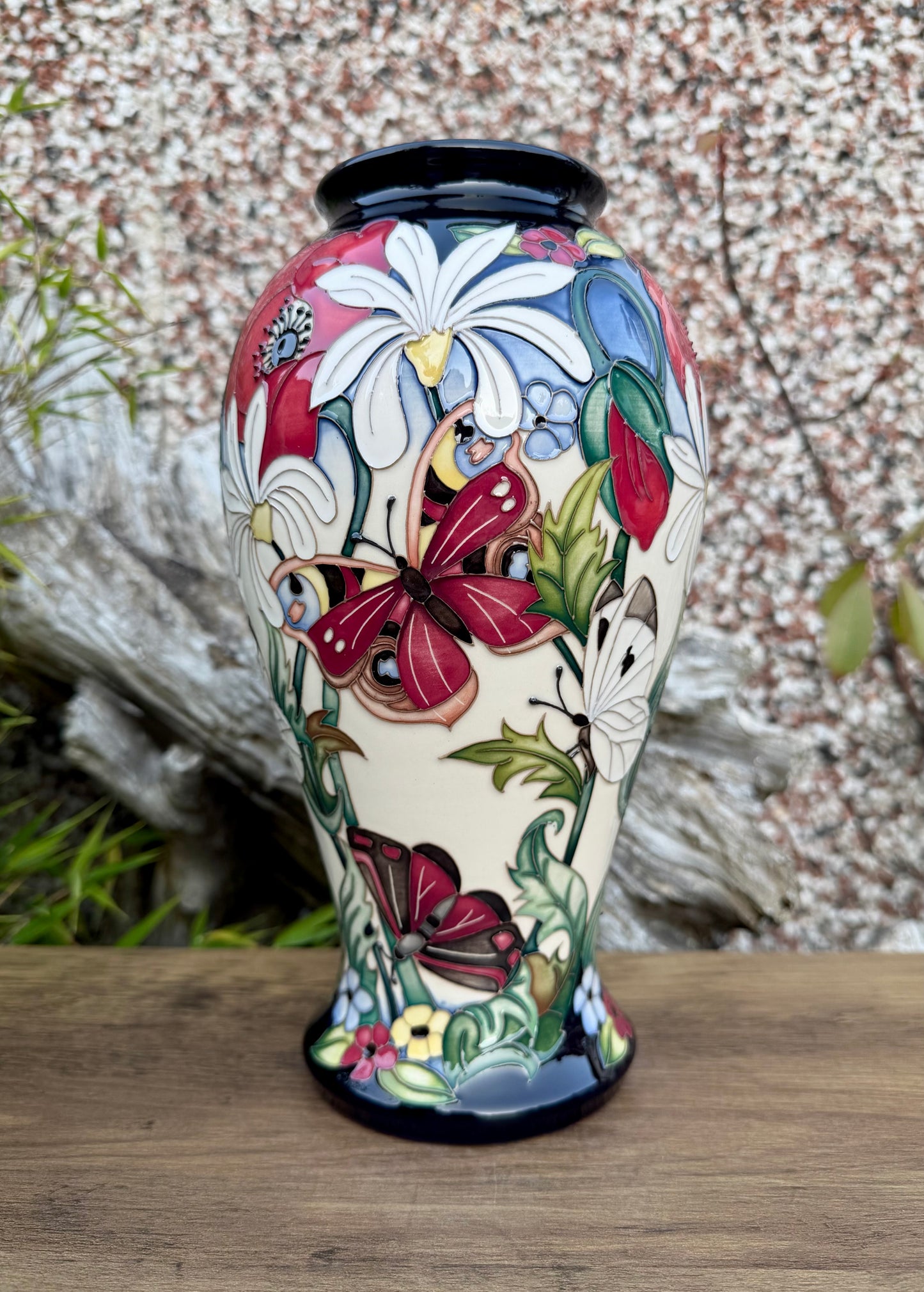 Moorcroft Very Rare FLORAL FANTASIA Vase 46/10 LIMITED EDITION 2/5 Retail Price £1282
