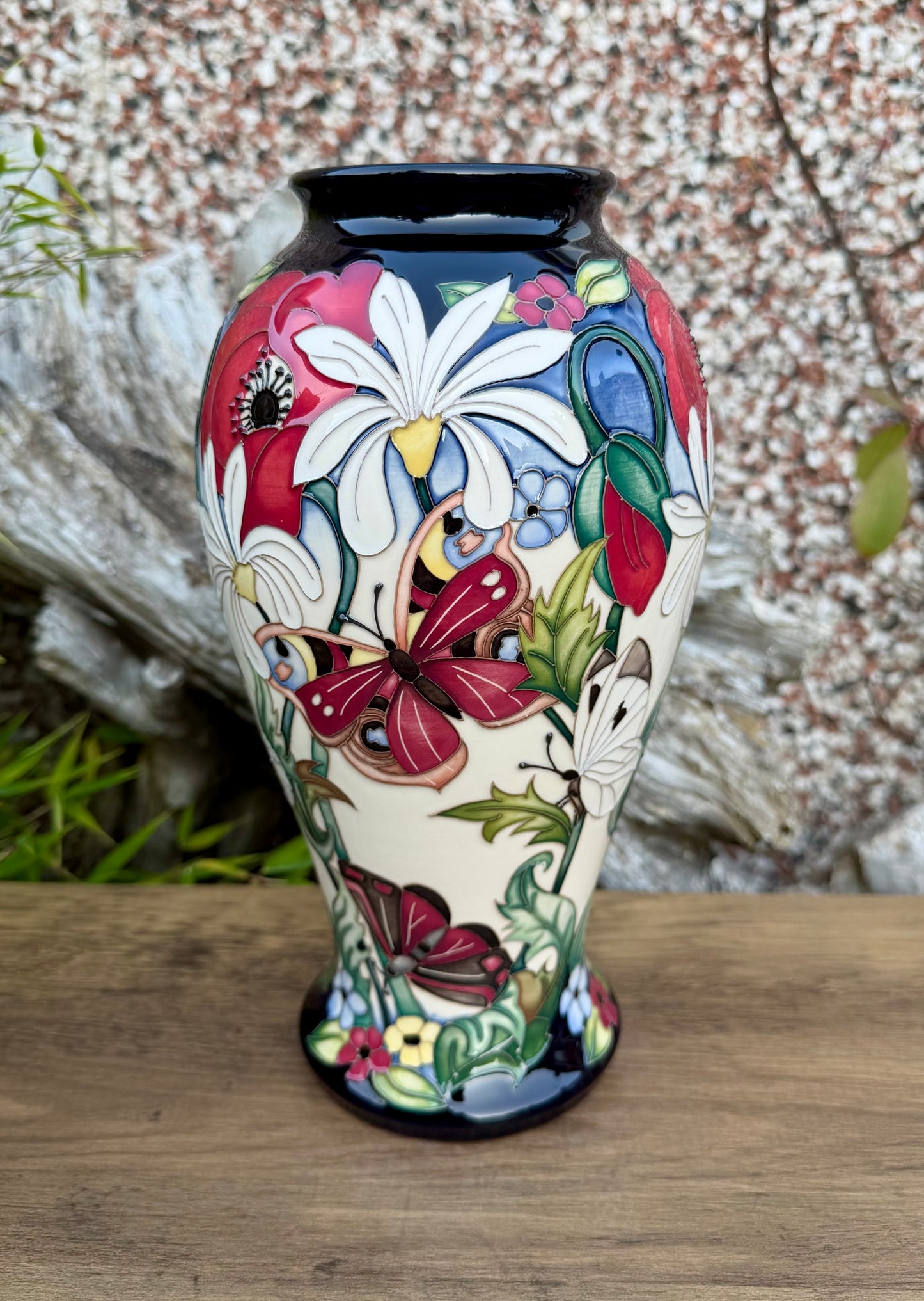 Moorcroft Very Rare FLORAL FANTASIA Vase 46/10 LIMITED EDITION 2/5 Retail Price £1282