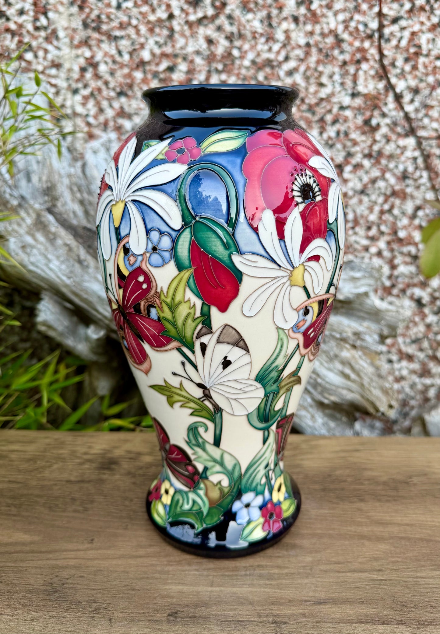 Moorcroft Very Rare FLORAL FANTASIA Vase 46/10 LIMITED EDITION 2/5 Retail Price £1282