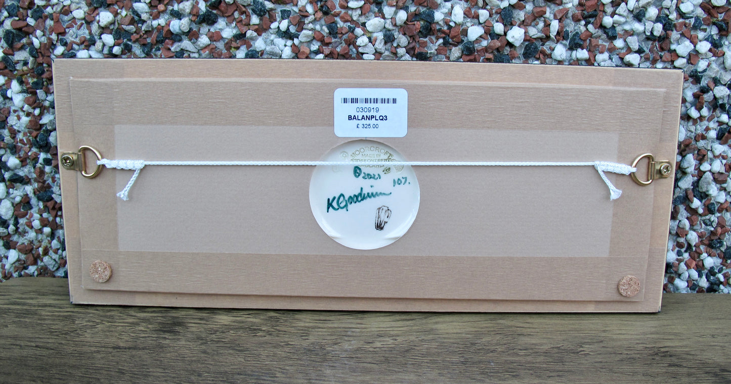 Moorcroft BALANCING BRANCH PLQ3 Plaque Numbered Edition Retail Price £325