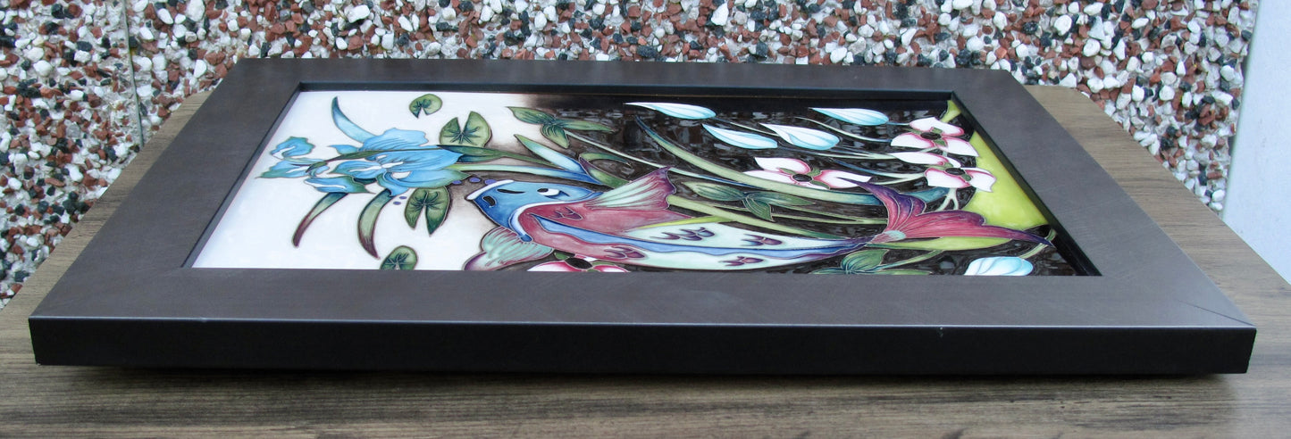 Moorcroft AUTRE MONDE Plaque PLQ2 Numbered Edition 6. Retail Price £795 Fish