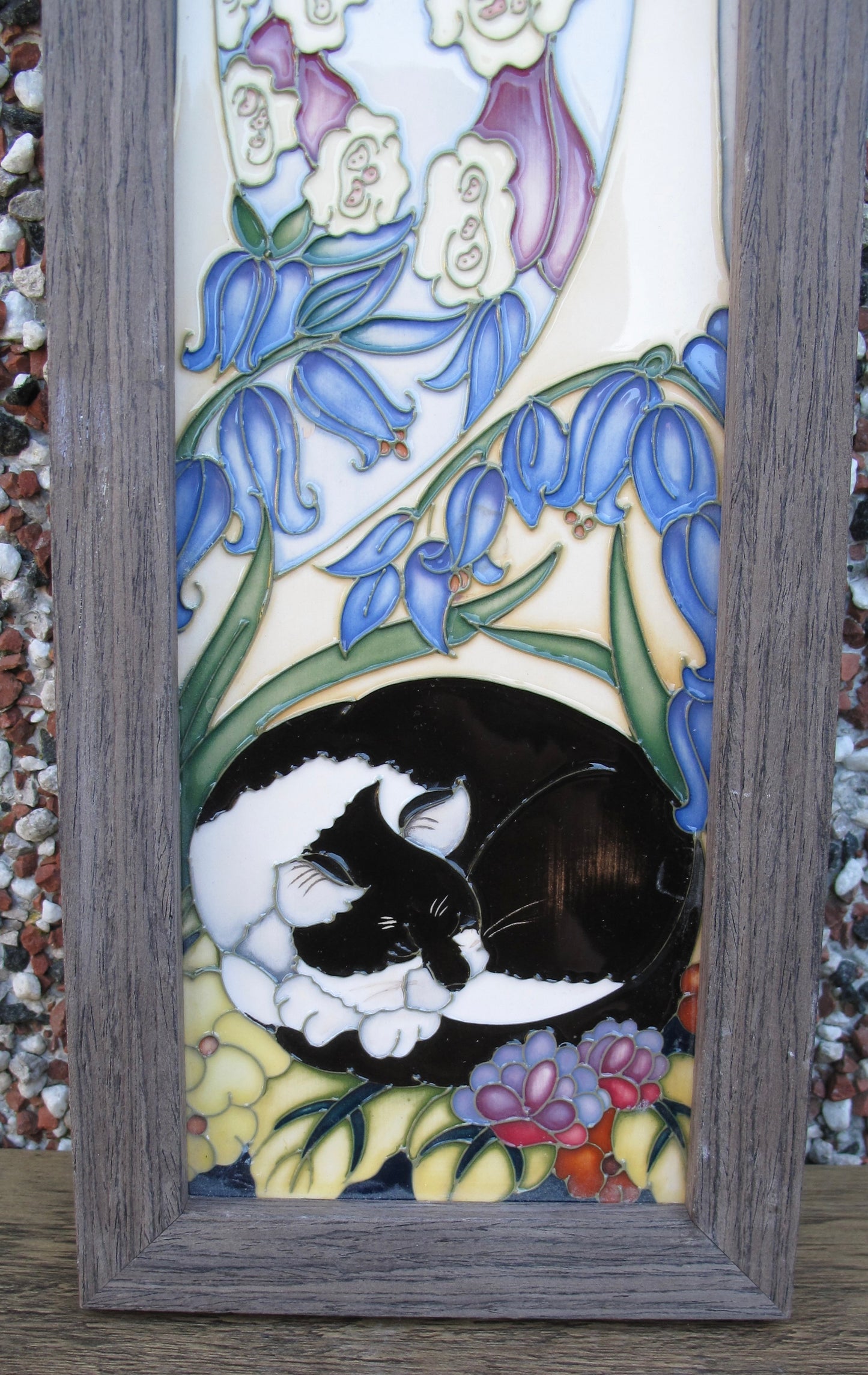 Moorcroft Exquisite CAT NAP MASTER Plaque PLQ3 Trial 24.01.12 Retail Price £485