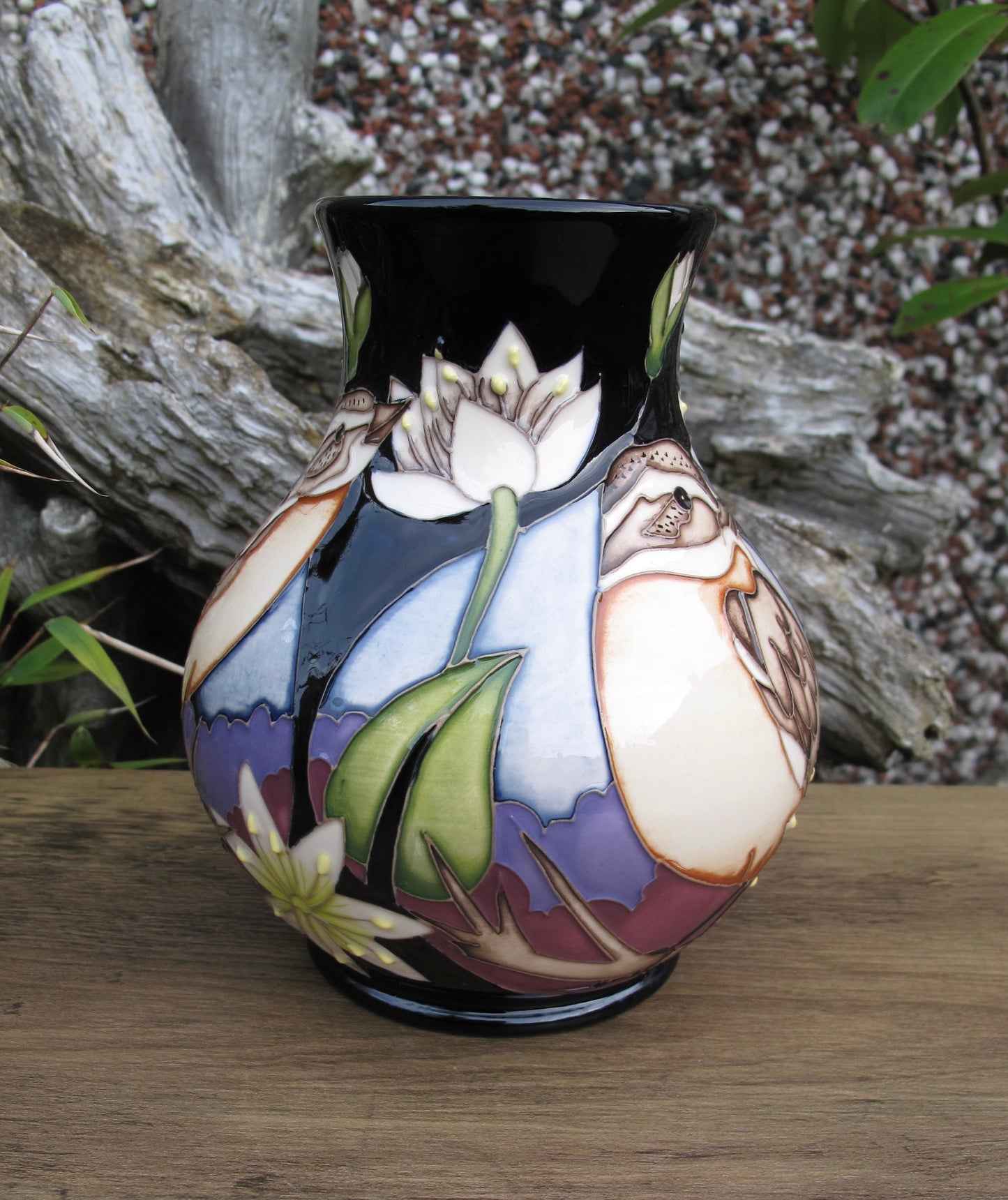 Moorcroft Exquisite WHINCHAT Vase 869/6 Limited Edition 6/15 Retail Price £490