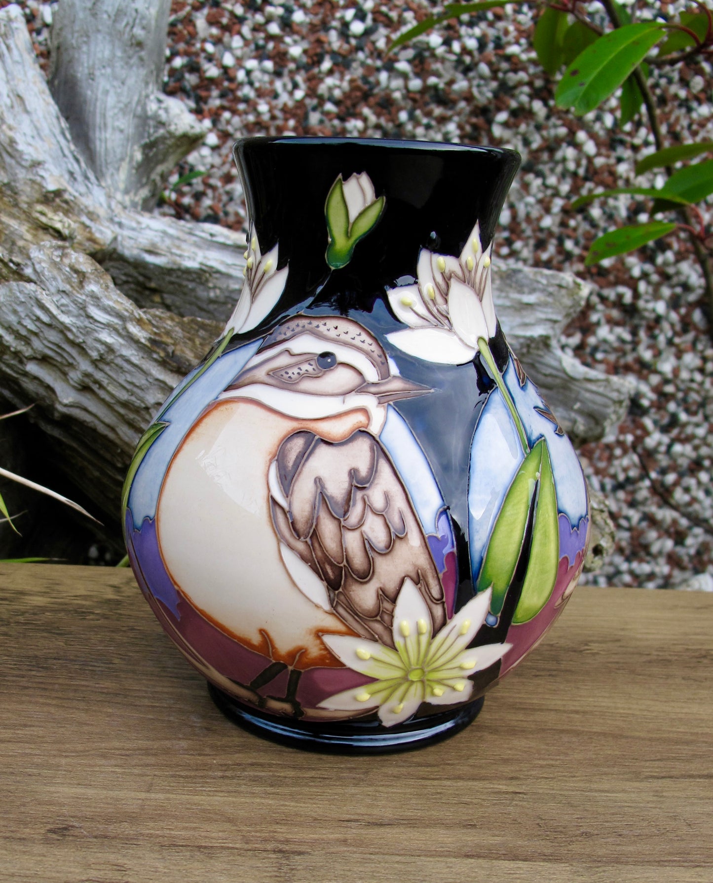 Moorcroft Exquisite WHINCHAT Vase 869/6 Limited Edition 6/15 Retail Price £490