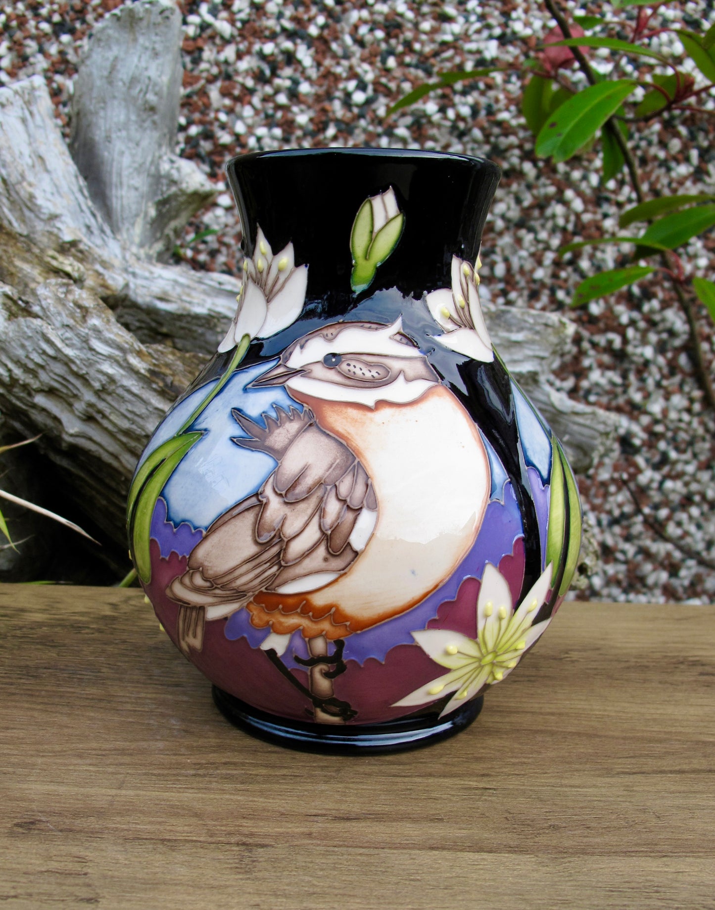 Moorcroft Exquisite WHINCHAT Vase 869/6 Limited Edition 6/15 Retail Price £490