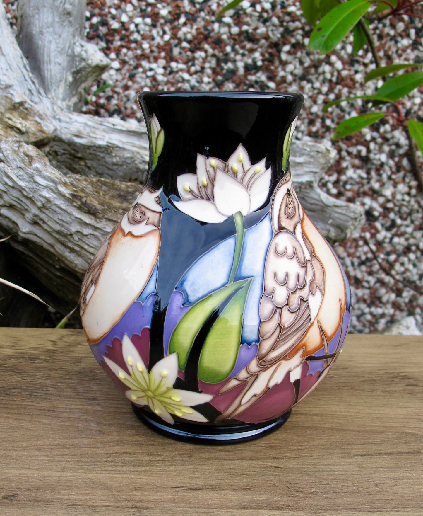 Moorcroft Exquisite WHINCHAT Vase 869/6 Limited Edition 6/15 Retail Price £490