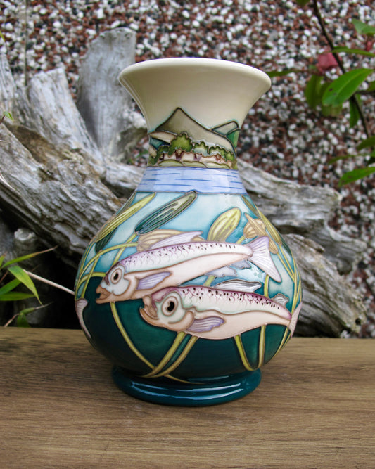 Moorcroft Exquisite VENDACE Vase M1/6 Limited Edition 9/20 Retail Price £760