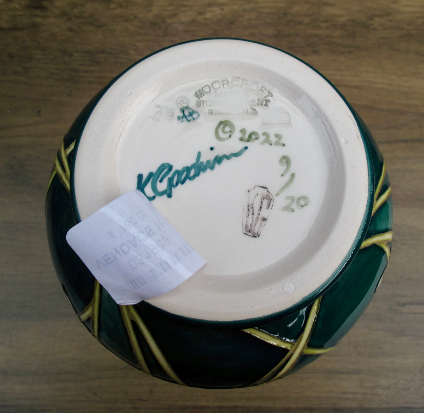 Moorcroft Exquisite VENDACE Vase M1/6 Limited Edition 9/20 Retail Price £760