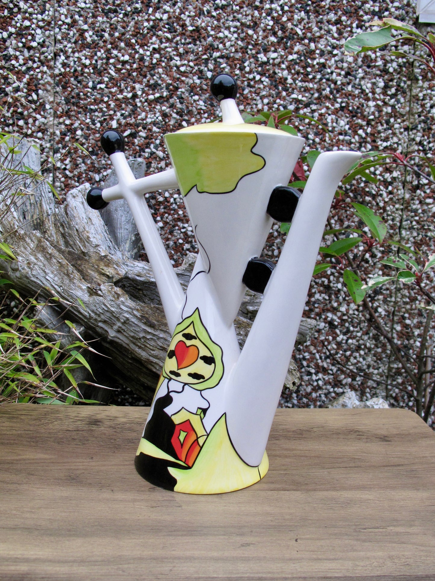 Share Lorna Bailey RARE LARGE LIME VALLEY DOUBLE COFFEE POT OPEN DAY 30/4/2005