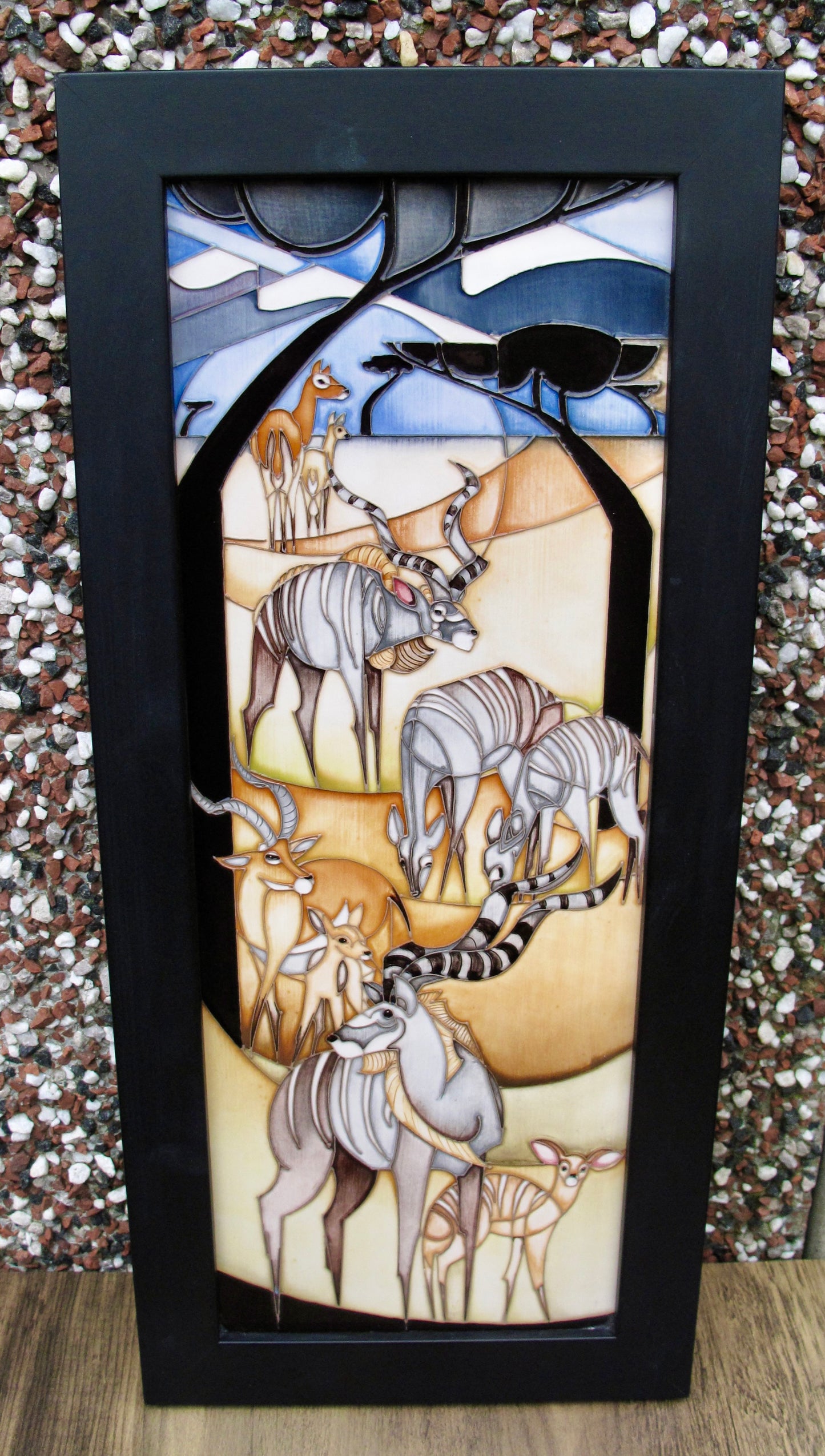 Moorcroft Exquisite KUDUS MASTER Plaque PLQ16 Trial 12.12.22 Retail Price £1250