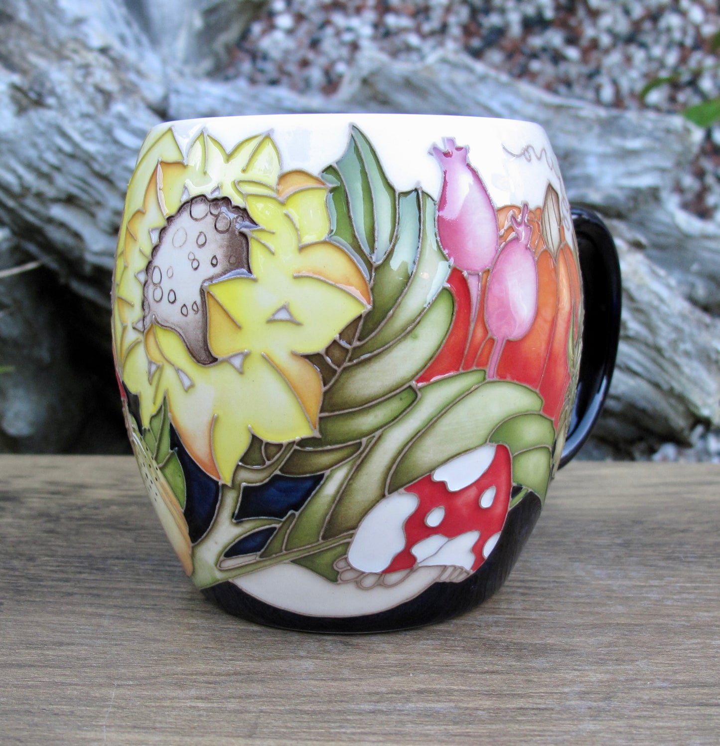 Moorcroft Exquisite MARBON Barrel Mug MU2 Retail Price £395 Vicky Lovatt # 1