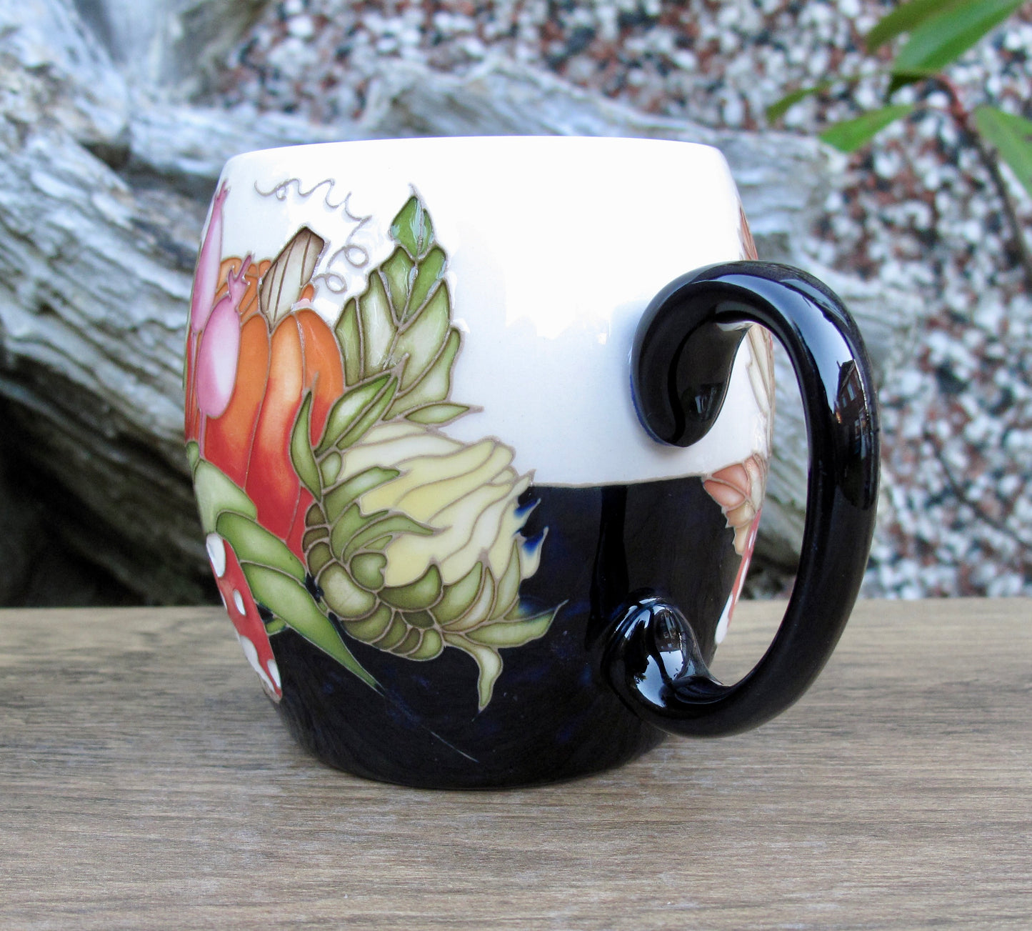 Moorcroft Exquisite MARBON Barrel Mug MU2 Retail Price £395 Vicky Lovatt # 1