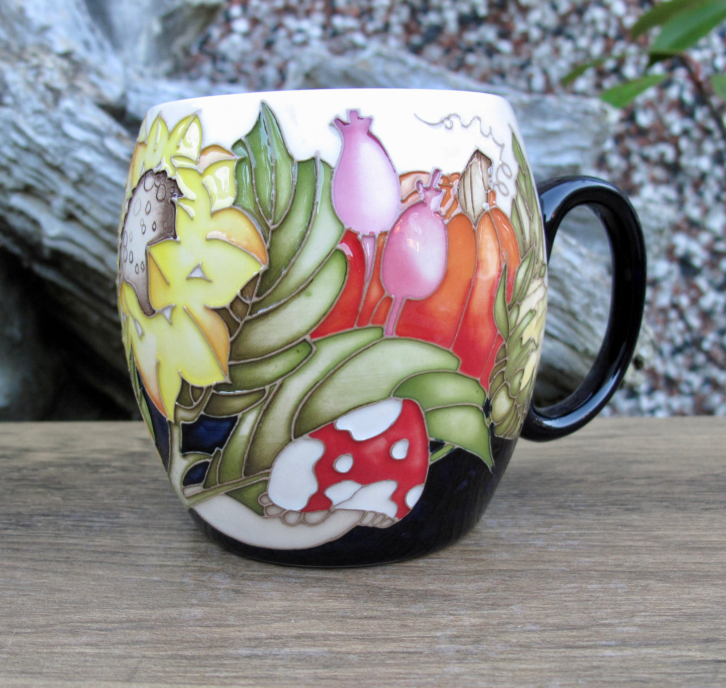 Moorcroft Exquisite MARBON Barrel Mug MU2 Retail Price £395 Vicky Lovatt # 1