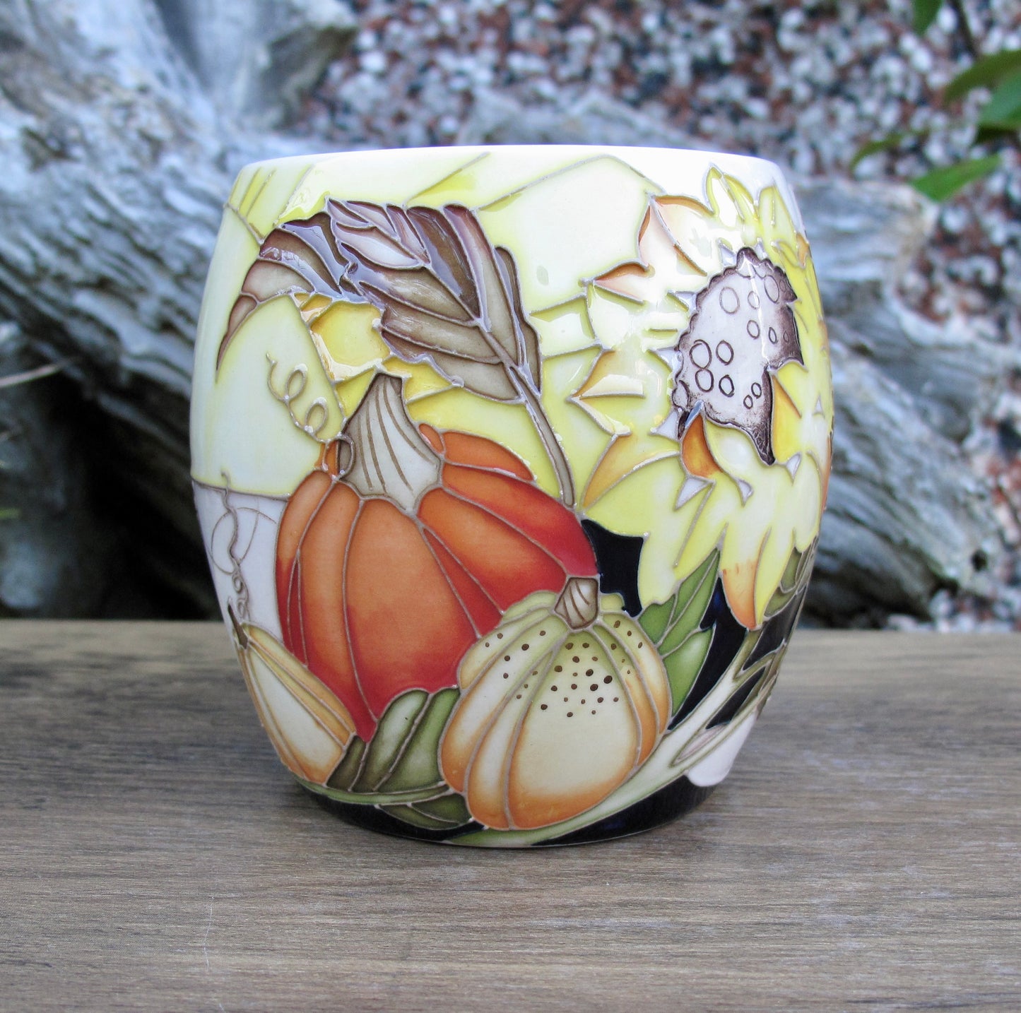 Moorcroft Exquisite MARBON Barrel Mug MU2 Retail Price £395  #2