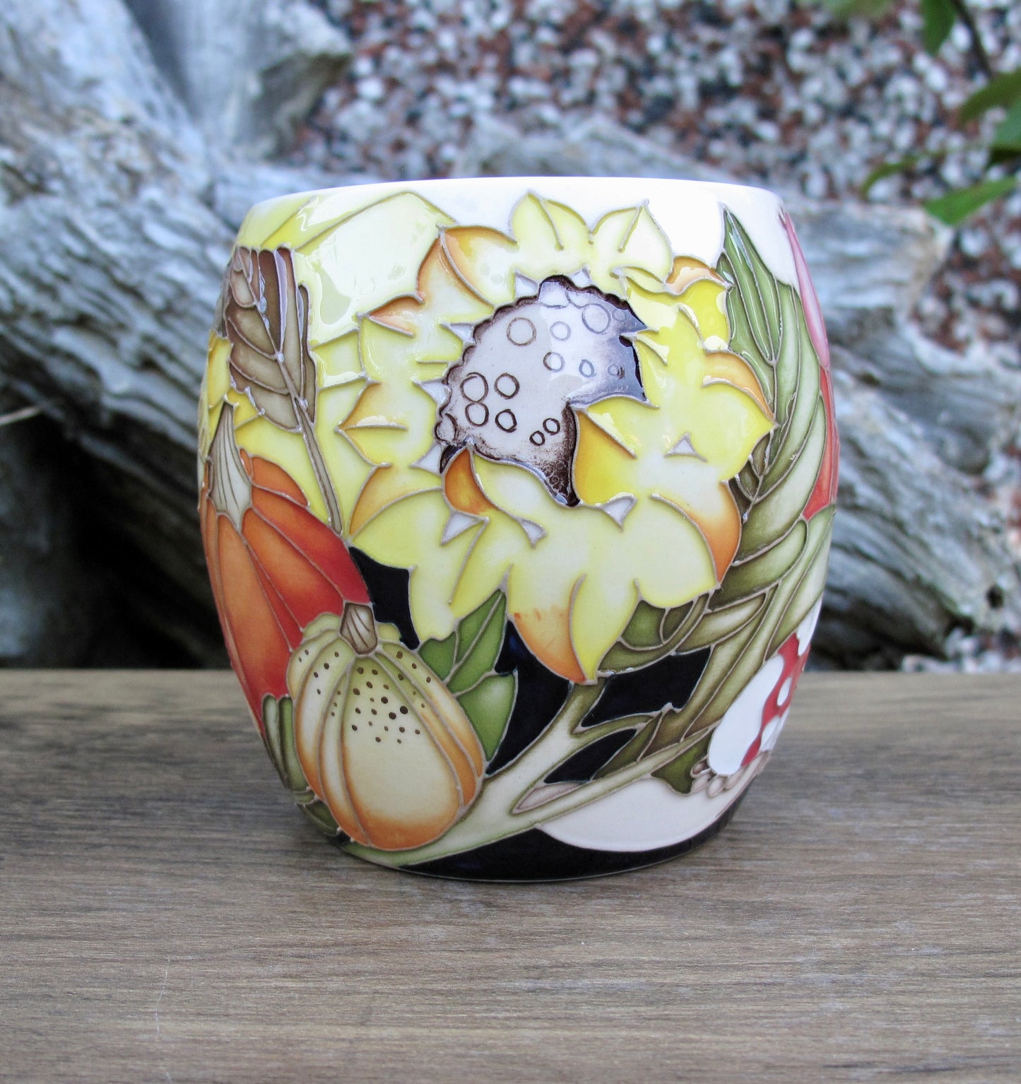 Moorcroft Exquisite MARBON Barrel Mug MU2 Retail Price £395  #2