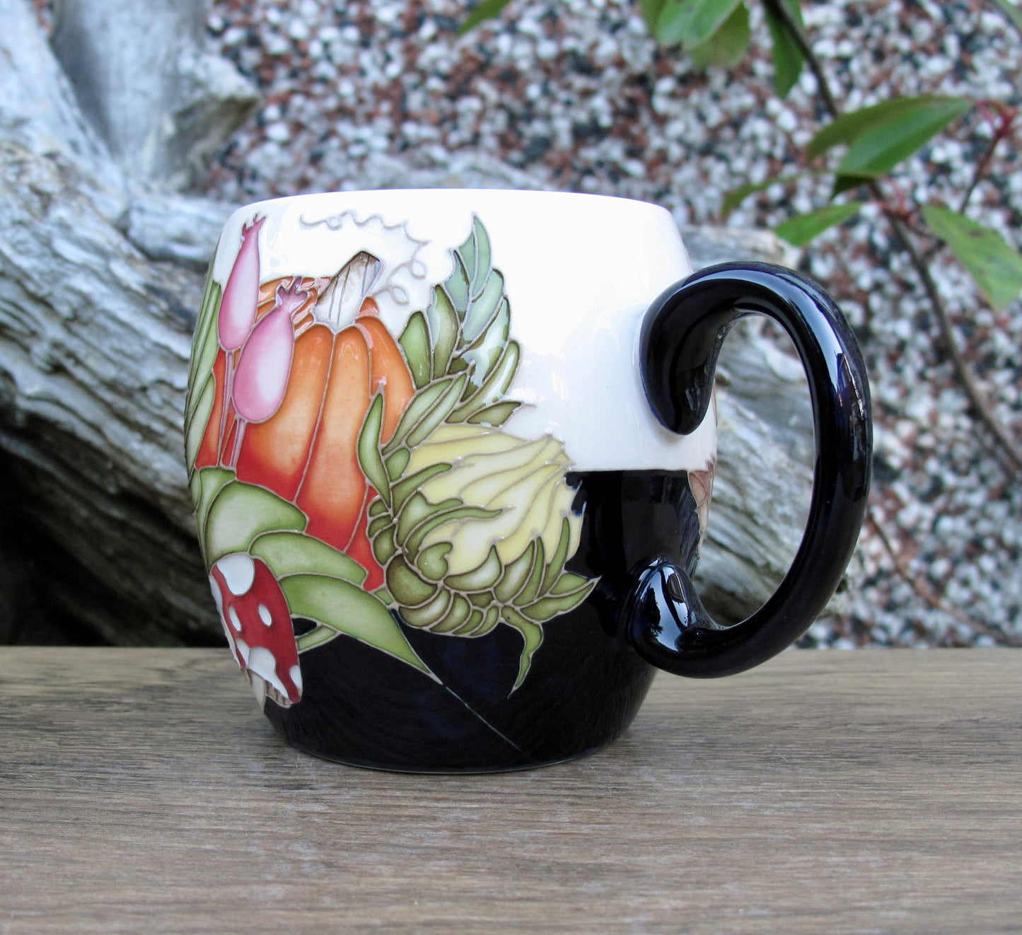 Moorcroft Exquisite MARBON Barrel Mug MU2 Retail Price £395  #2