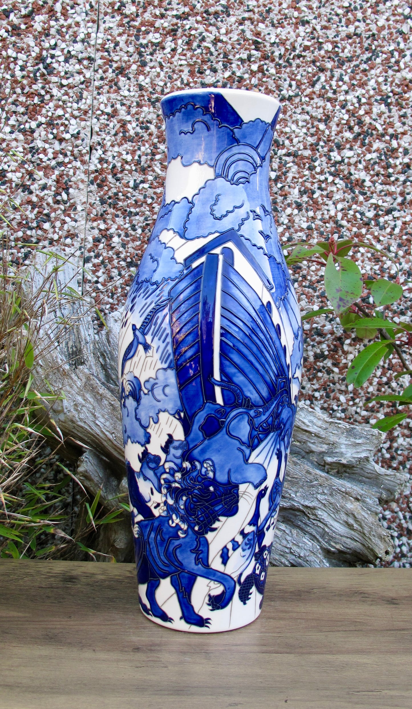 Moorcroft THE ARK 120/16 vase Limited Edition 30/50 Retail Price £895  Animails