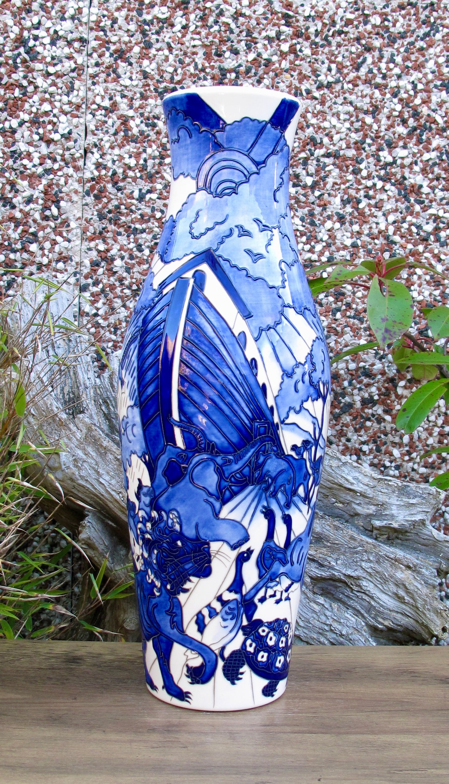 Moorcroft THE ARK 120/16 vase Limited Edition 30/50 Retail Price £895  Animails