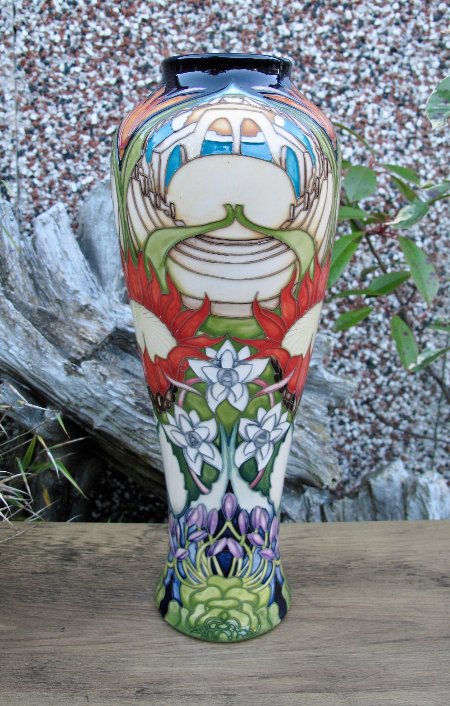 Moorcroft CORNISH RHAPSODY 121/14 Vase Limited Edition 17/20 Retail Price £1350