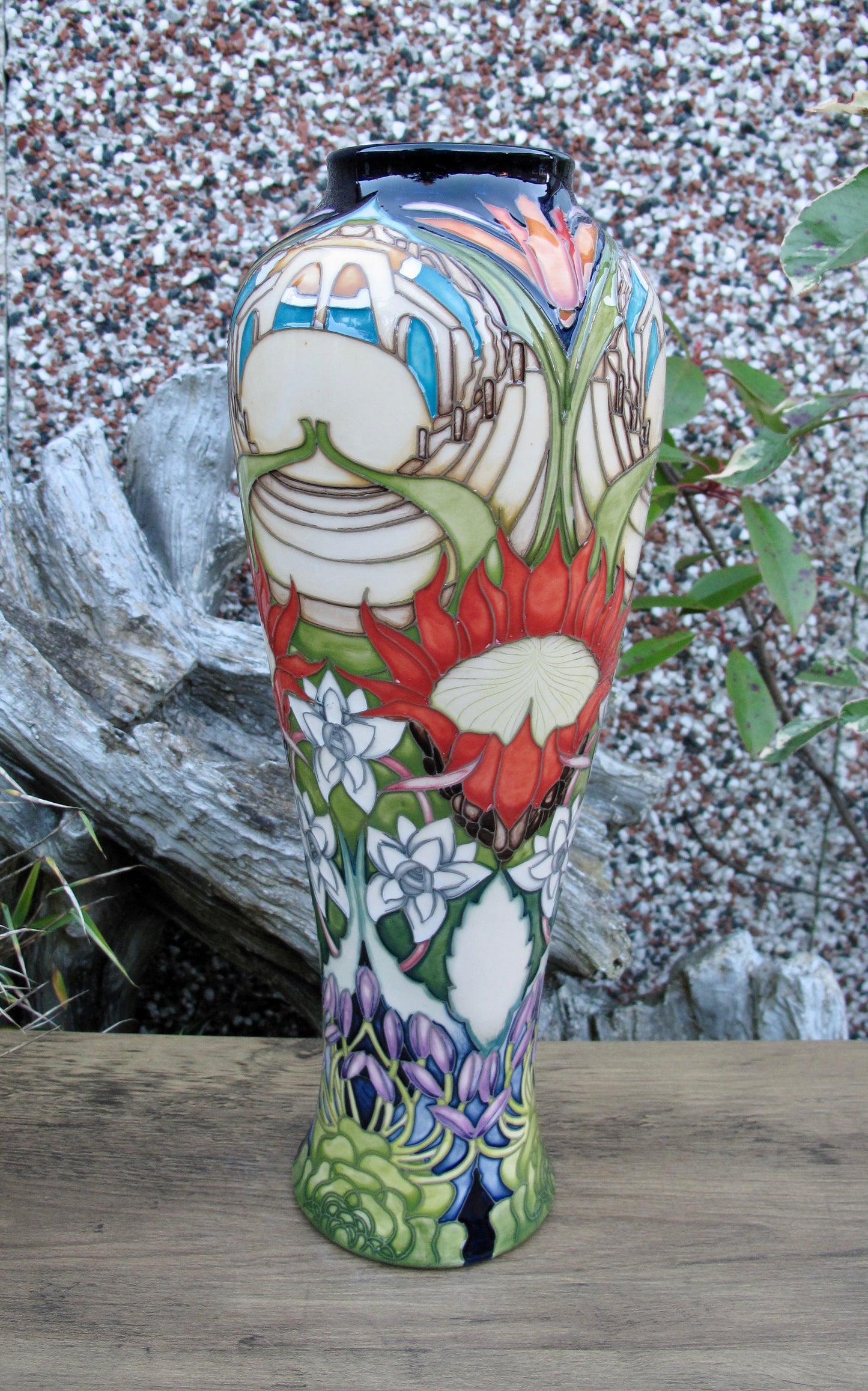 Moorcroft CORNISH RHAPSODY 121/14 Vase Limited Edition 17/20 Retail Price £1350