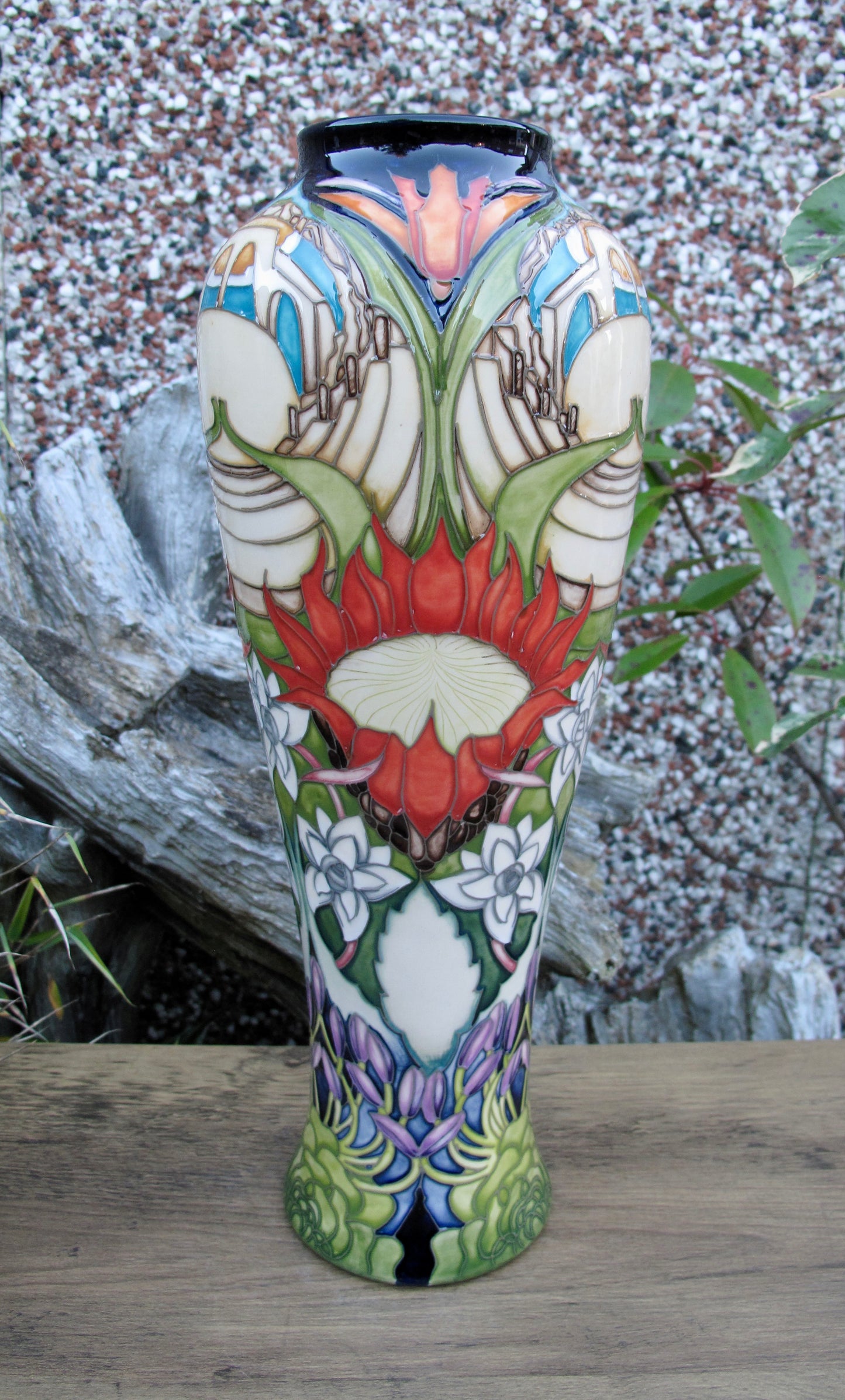Moorcroft CORNISH RHAPSODY 121/14 Vase Limited Edition 17/20 Retail Price £1350