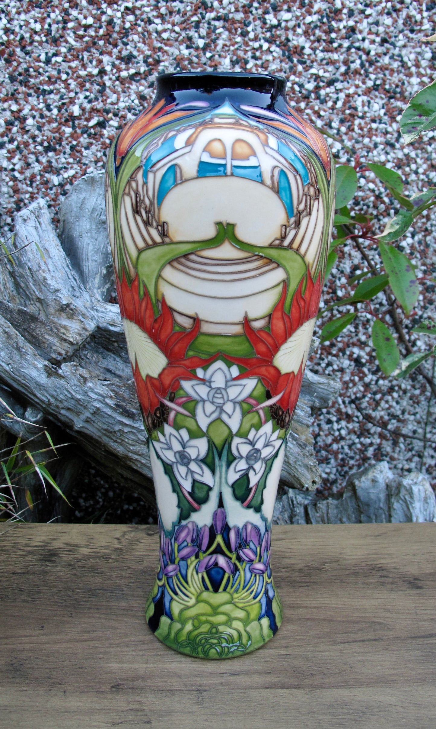 Moorcroft CORNISH RHAPSODY 121/14 Vase Limited Edition 17/20 Retail Price £1350