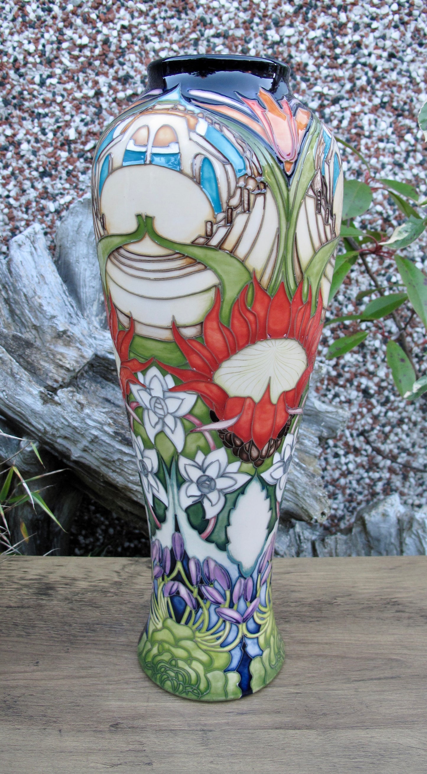 Moorcroft CORNISH RHAPSODY 121/14 Vase Limited Edition 17/20 Retail Price £1350