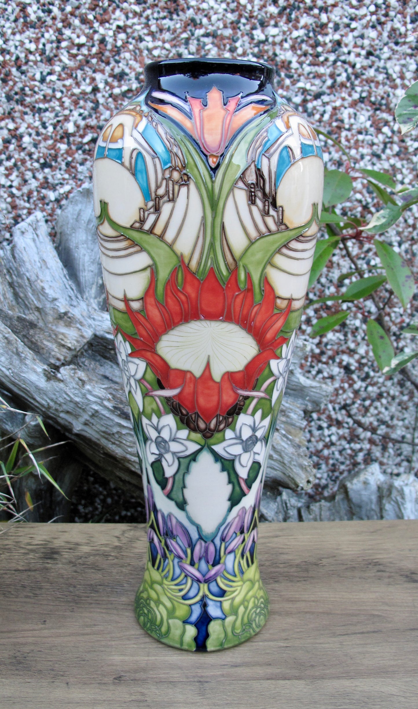 Moorcroft CORNISH RHAPSODY 121/14 Vase Limited Edition 17/20 Retail Price £1350
