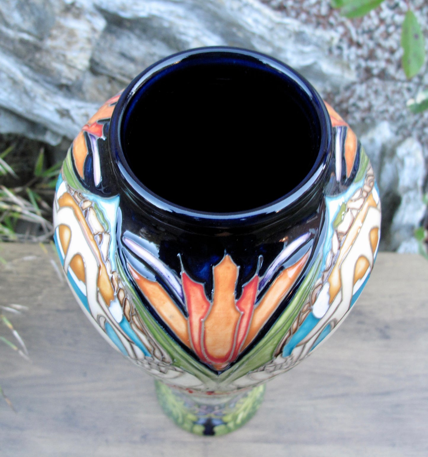 Moorcroft CORNISH RHAPSODY 121/14 Vase Limited Edition 17/20 Retail Price £1350