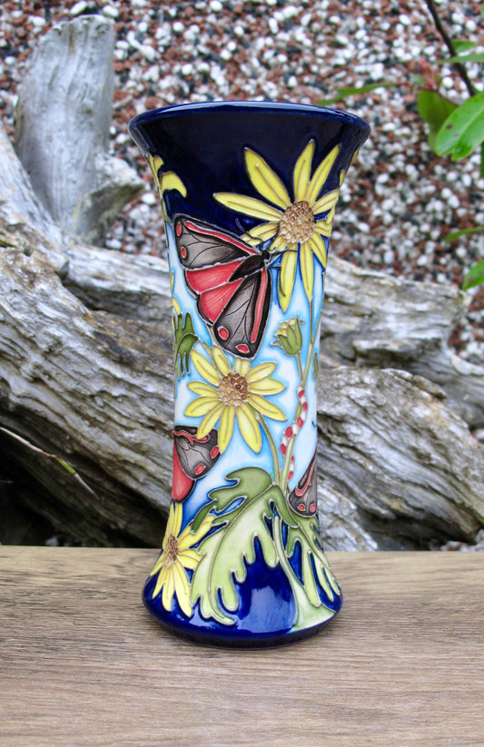 Moorcroft RSPB CINNABAR Vase 159/6 Trial Date 17.7.24 Retail Price £575
