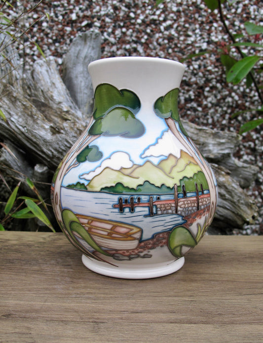 Moorcroft ASHNESS JETTY Vase 869/6 Limited Edition 48/50 Retail Price £565