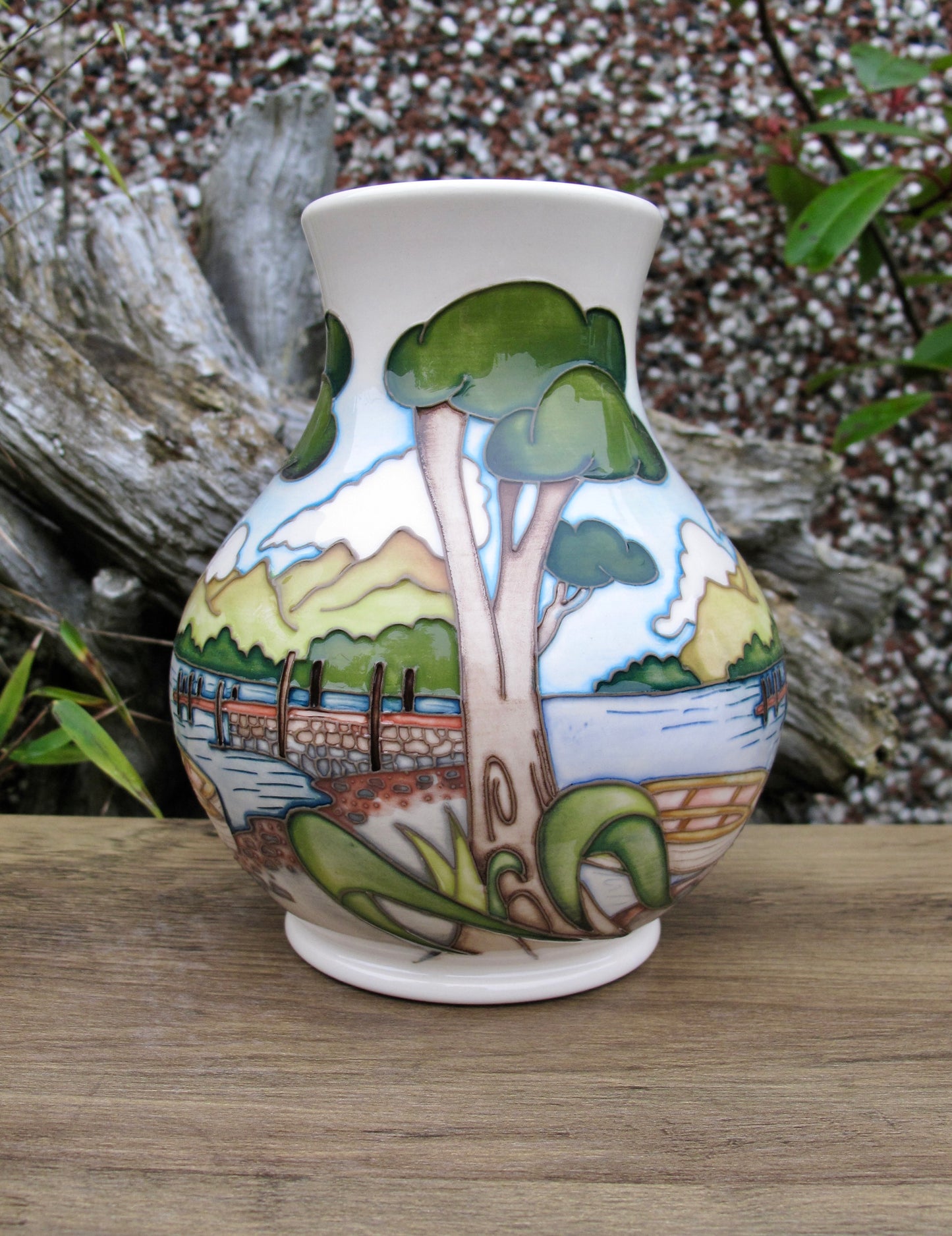 Moorcroft ASHNESS JETTY Vase 869/6 Limited Edition 48/50 Retail Price £565