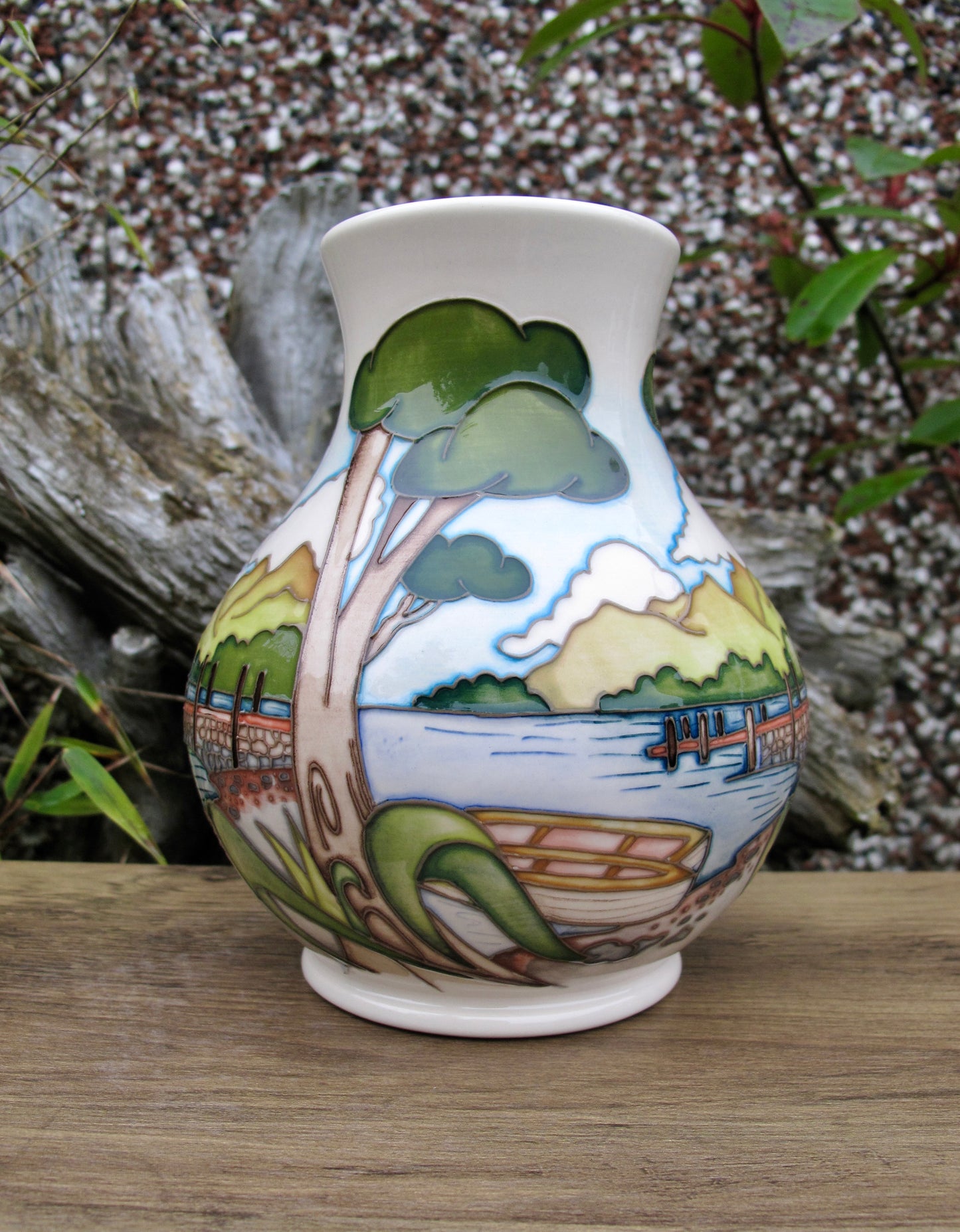 Moorcroft ASHNESS JETTY Vase 869/6 Limited Edition 48/50 Retail Price £565