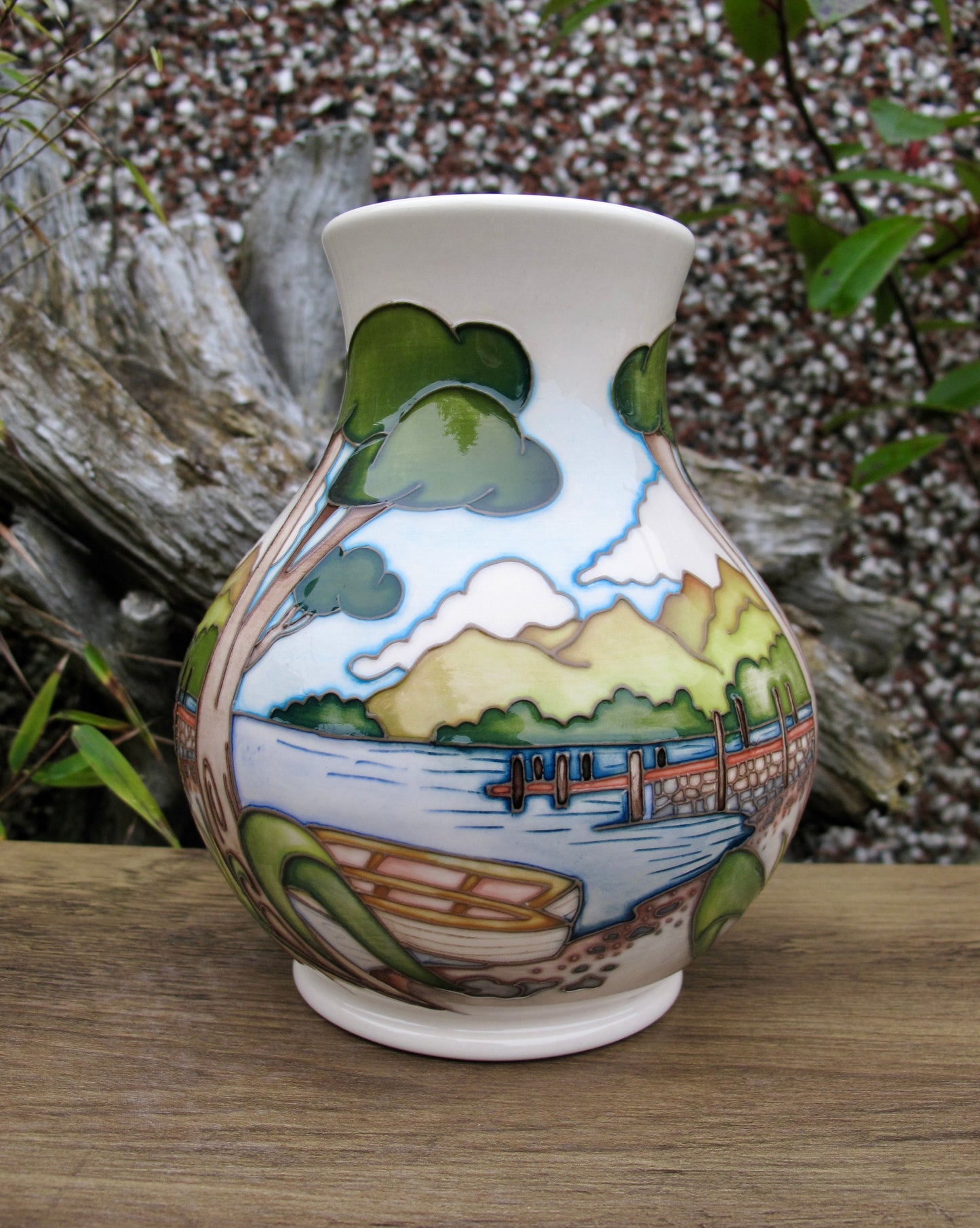 Moorcroft ASHNESS JETTY Vase 869/6 Limited Edition 48/50 Retail Price £565