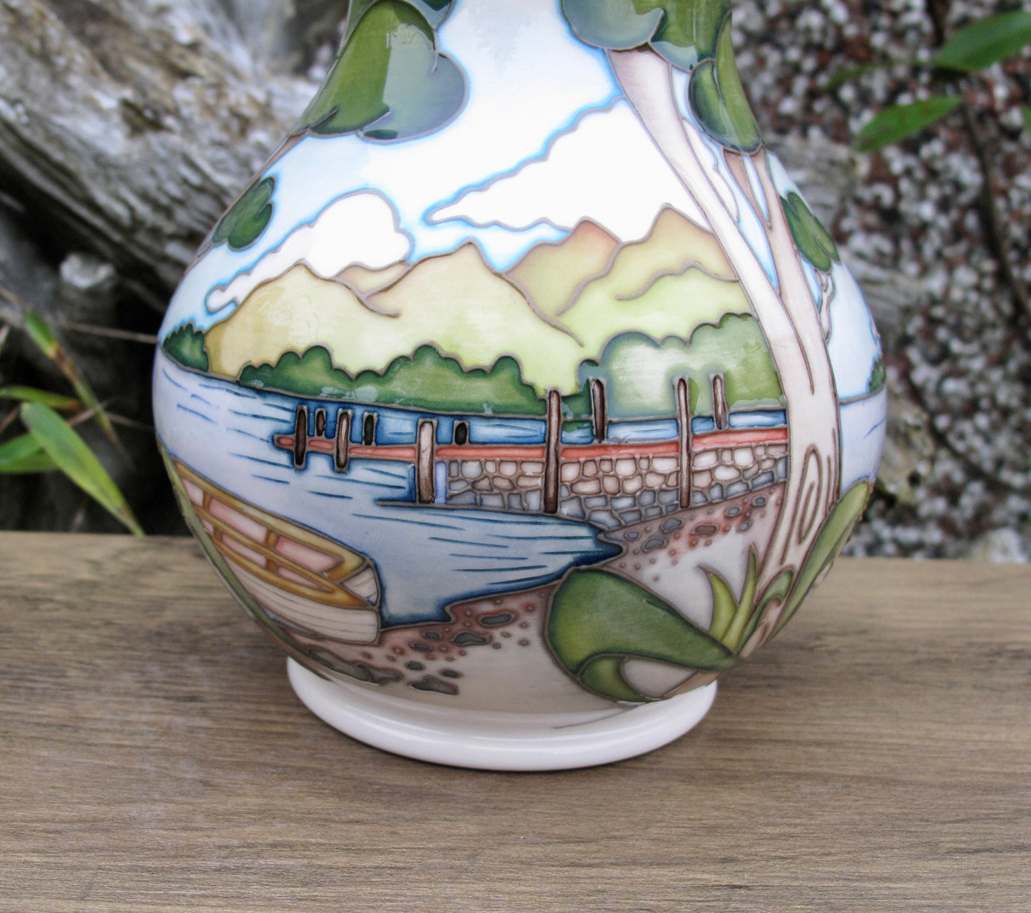 Moorcroft ASHNESS JETTY Vase 869/6 Limited Edition 48/50 Retail Price £565
