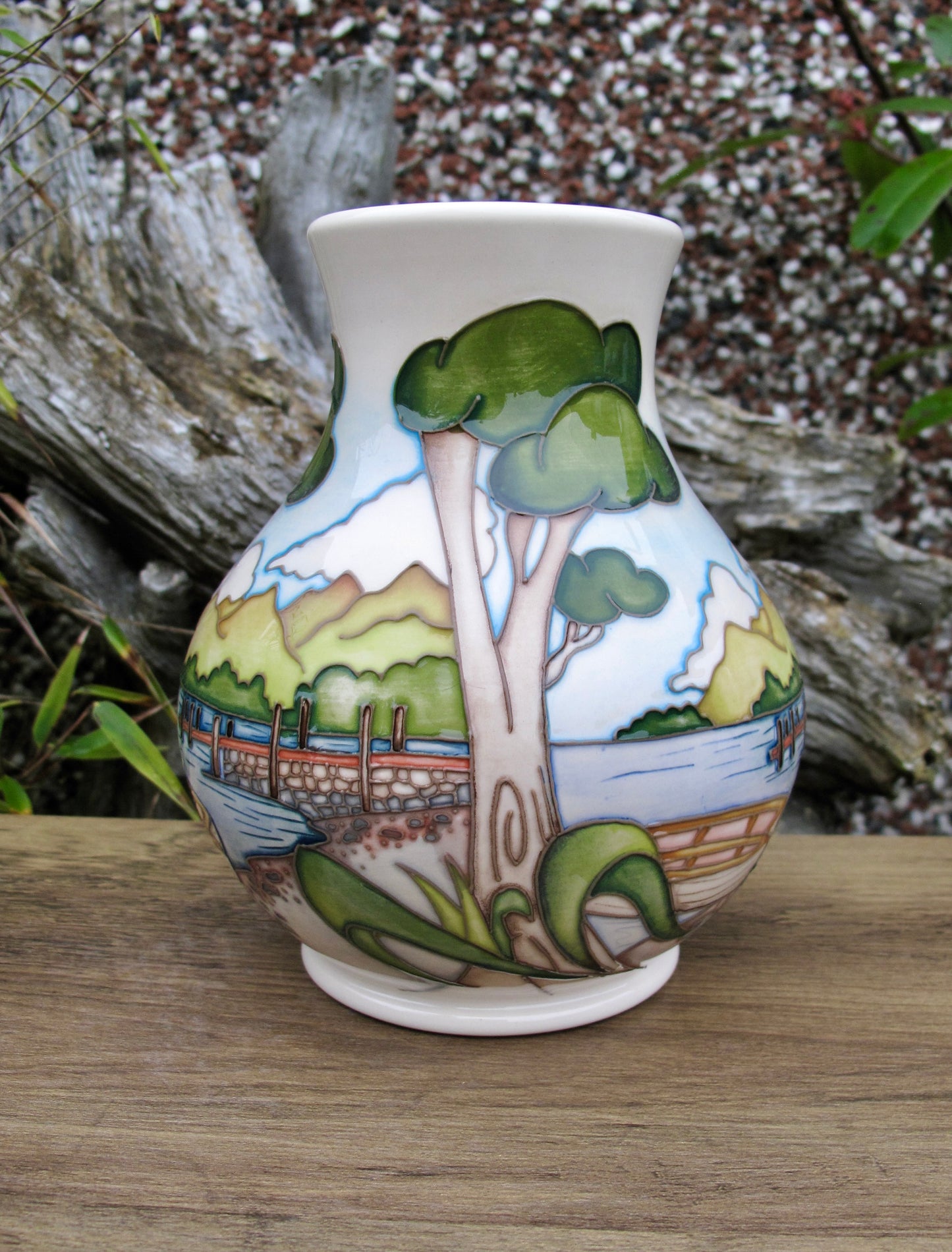Moorcroft ASHNESS JETTY Vase 869/6 Limited Edition 48/50 Retail Price £565
