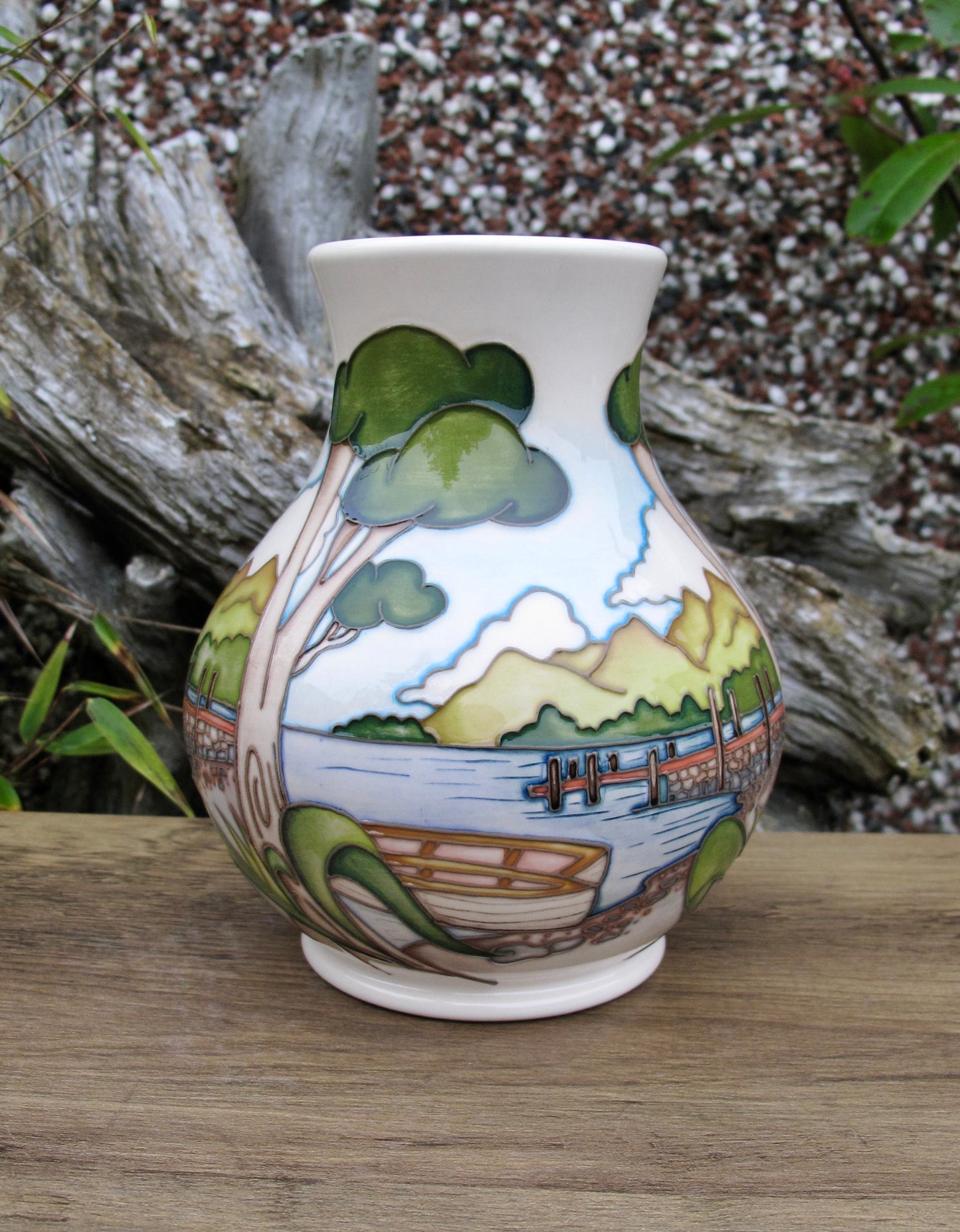 Moorcroft ASHNESS JETTY Vase 869/6 Limited Edition 48/50 Retail Price £565