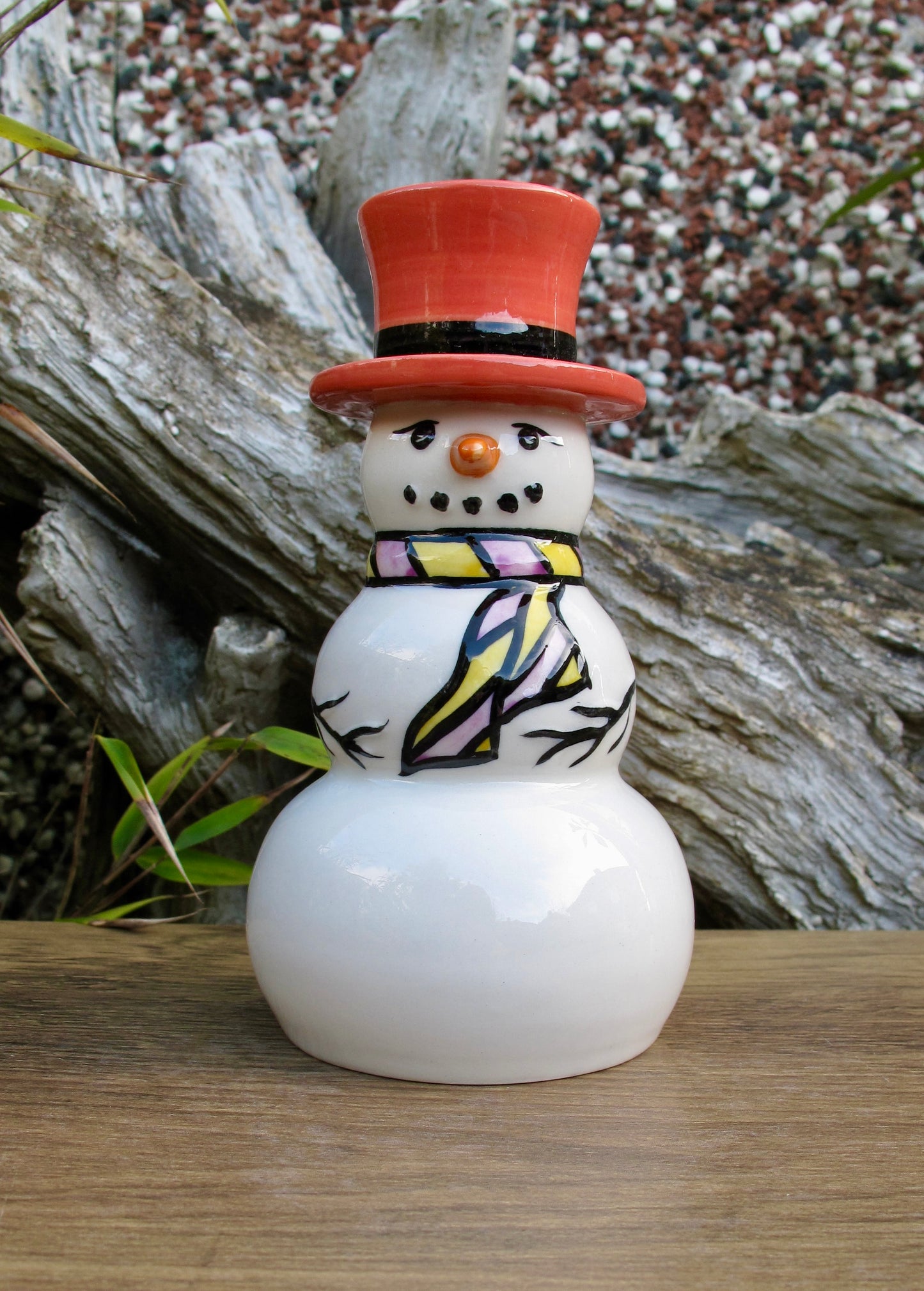 Lorna Bailey Rare COLOURWAY PROTOTYPE SNOWMAN 11th Collectors Club Piece