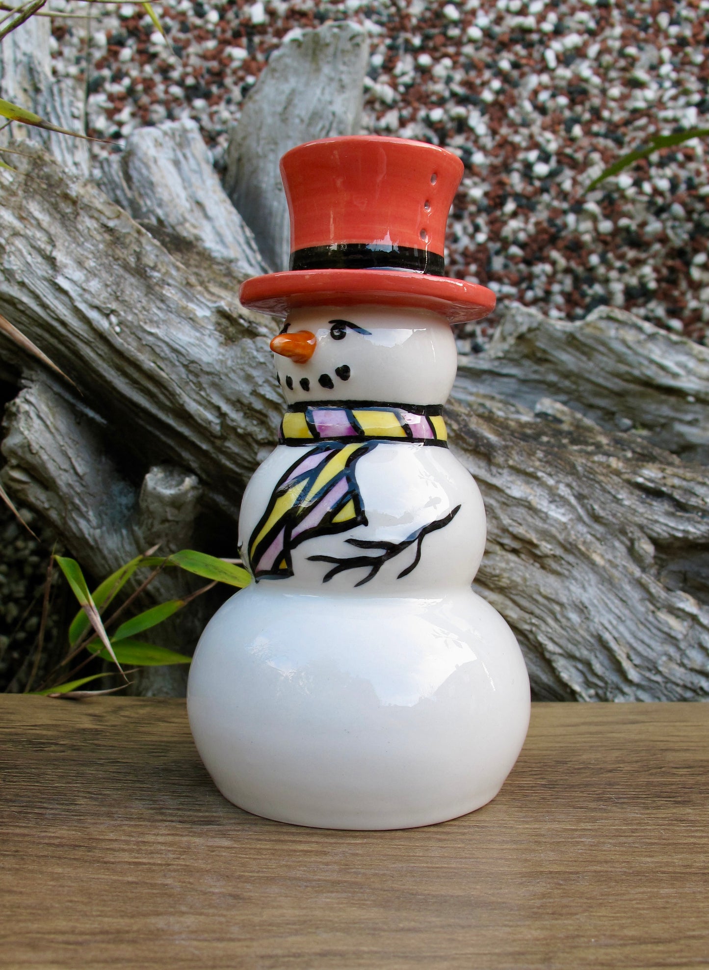 Lorna Bailey Rare COLOURWAY PROTOTYPE SNOWMAN 11th Collectors Club Piece