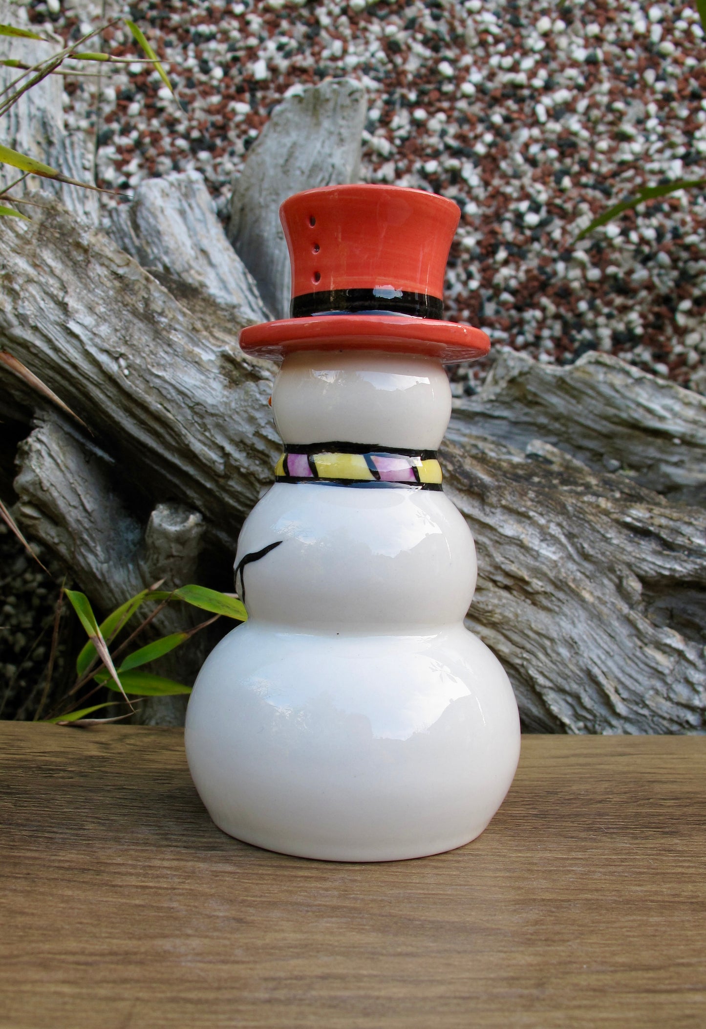 Lorna Bailey Rare COLOURWAY PROTOTYPE SNOWMAN 11th Collectors Club Piece