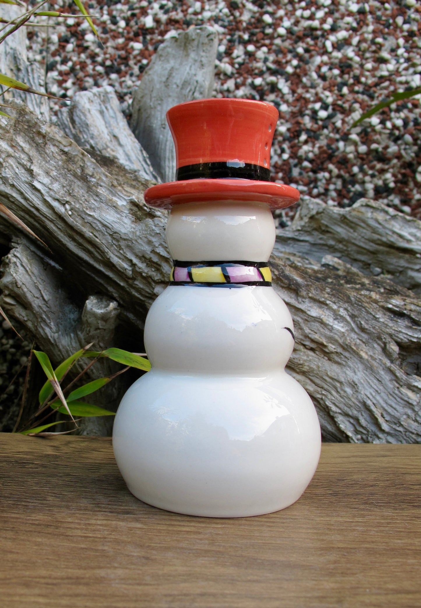 Lorna Bailey Rare COLOURWAY PROTOTYPE SNOWMAN 11th Collectors Club Piece
