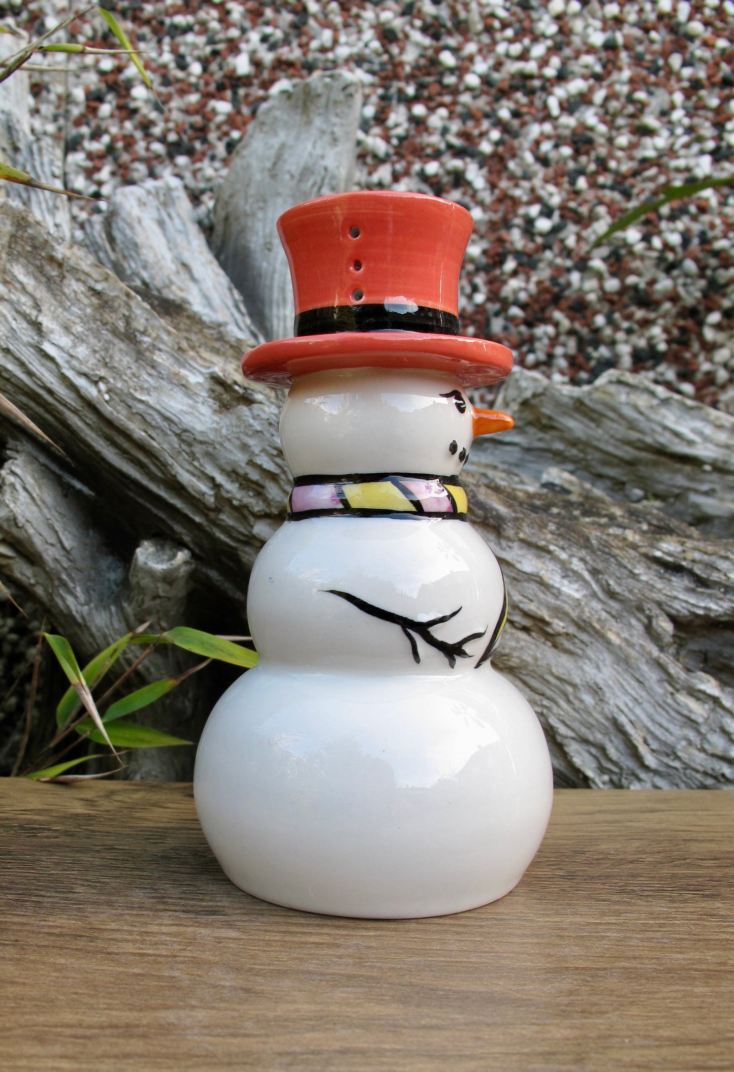 Lorna Bailey Rare COLOURWAY PROTOTYPE SNOWMAN 11th Collectors Club Piece