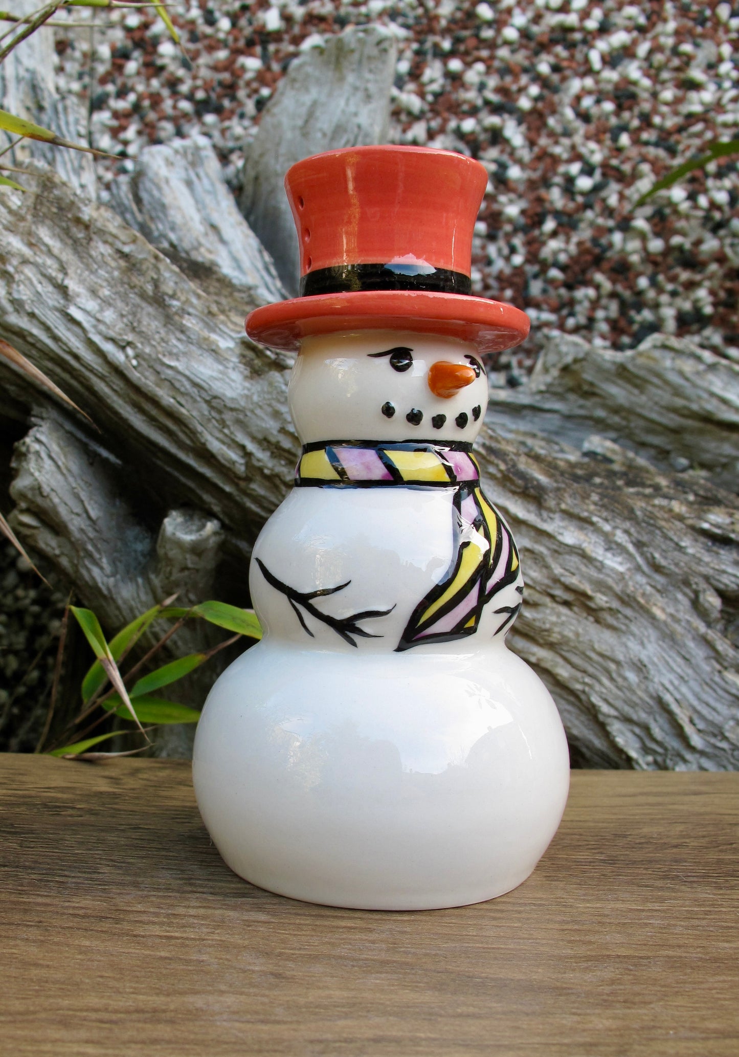 Lorna Bailey Rare COLOURWAY PROTOTYPE SNOWMAN 11th Collectors Club Piece