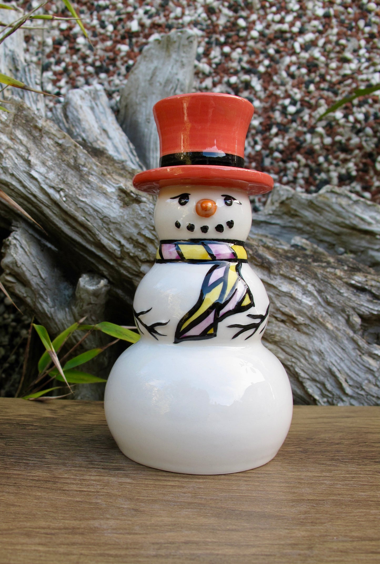 Lorna Bailey Rare COLOURWAY PROTOTYPE SNOWMAN 11th Collectors Club Piece