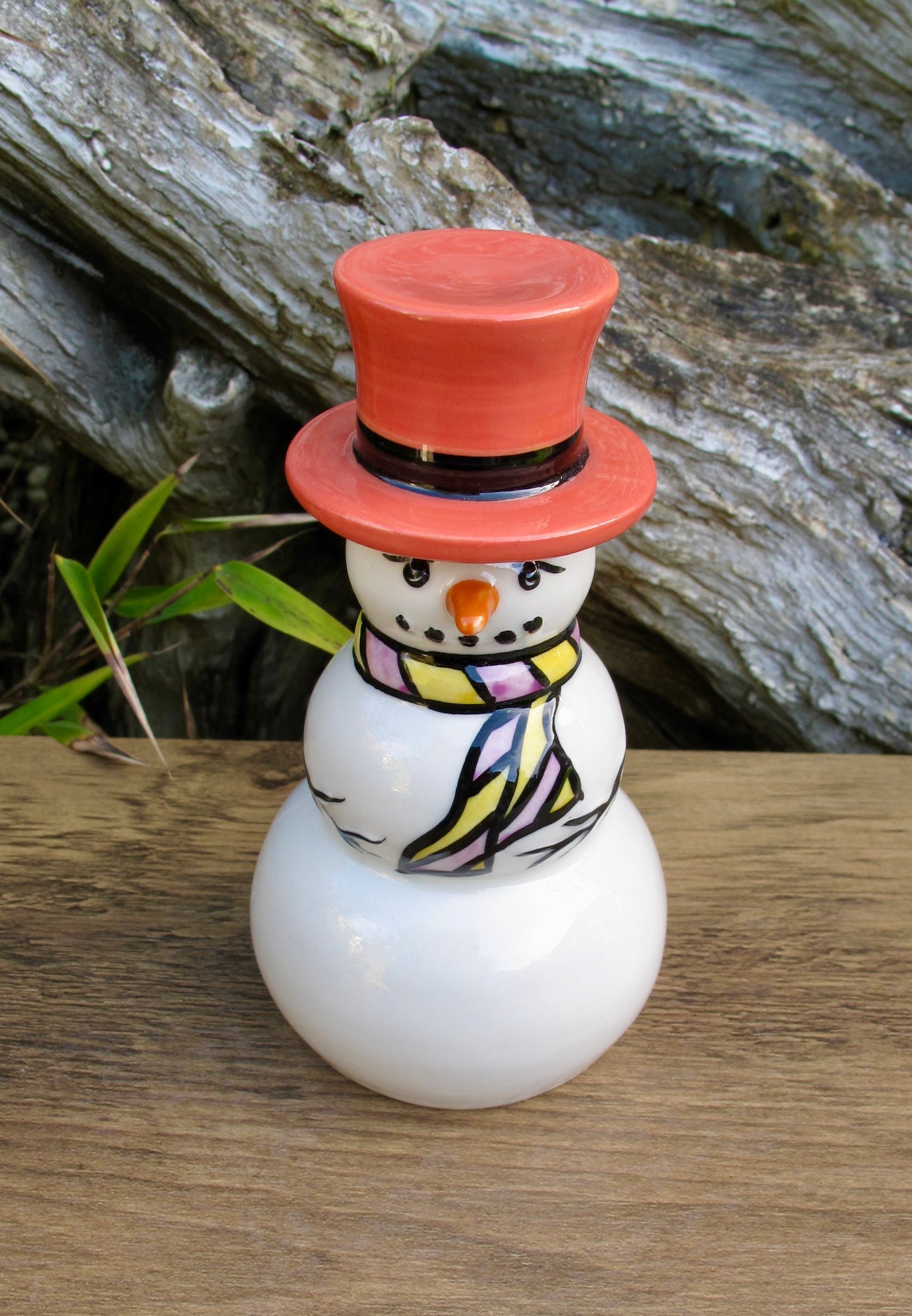 Lorna Bailey Rare COLOURWAY PROTOTYPE SNOWMAN 11th Collectors Club Piece